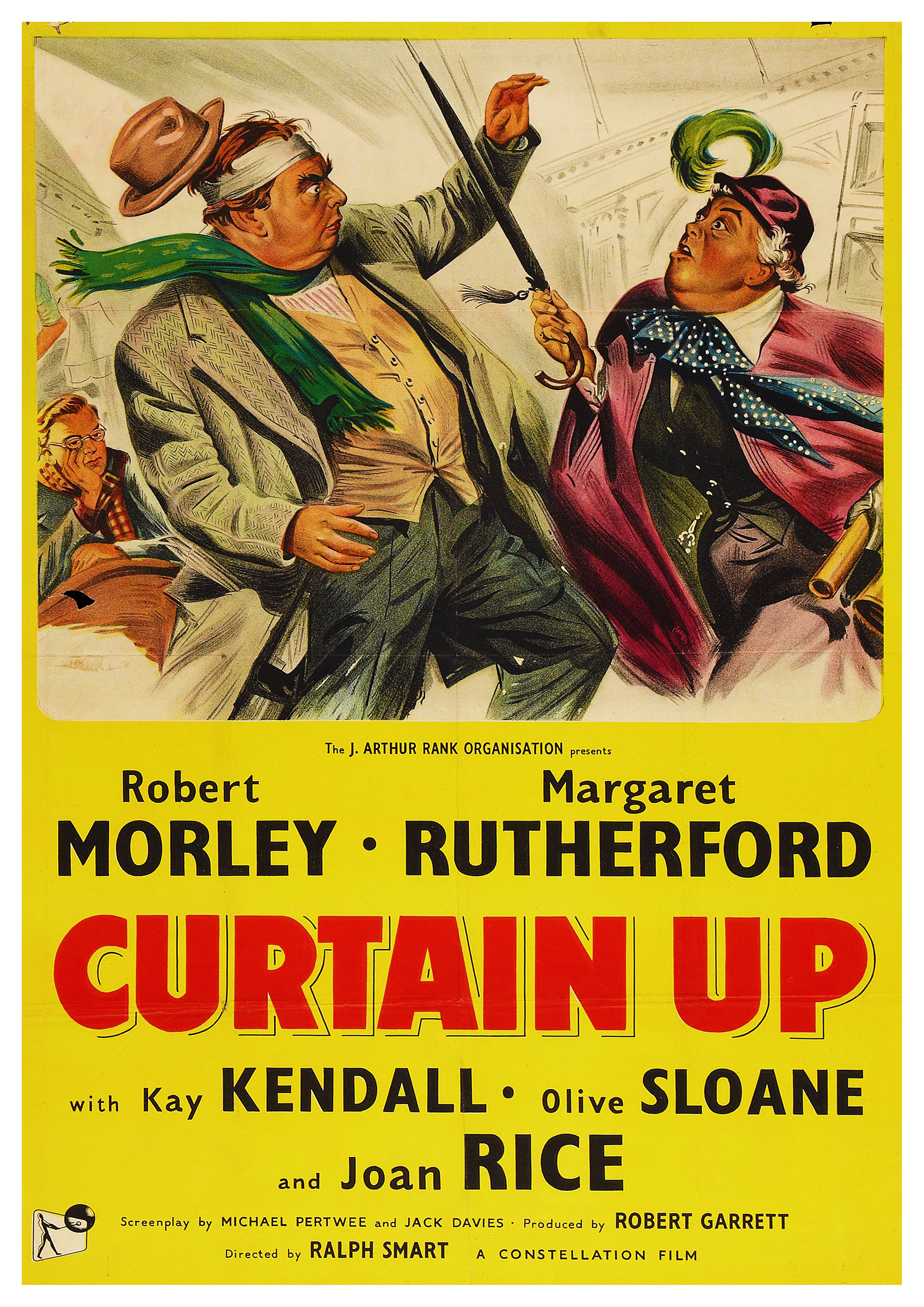 Reproduction "Curtain Up" Classic Movie Poster