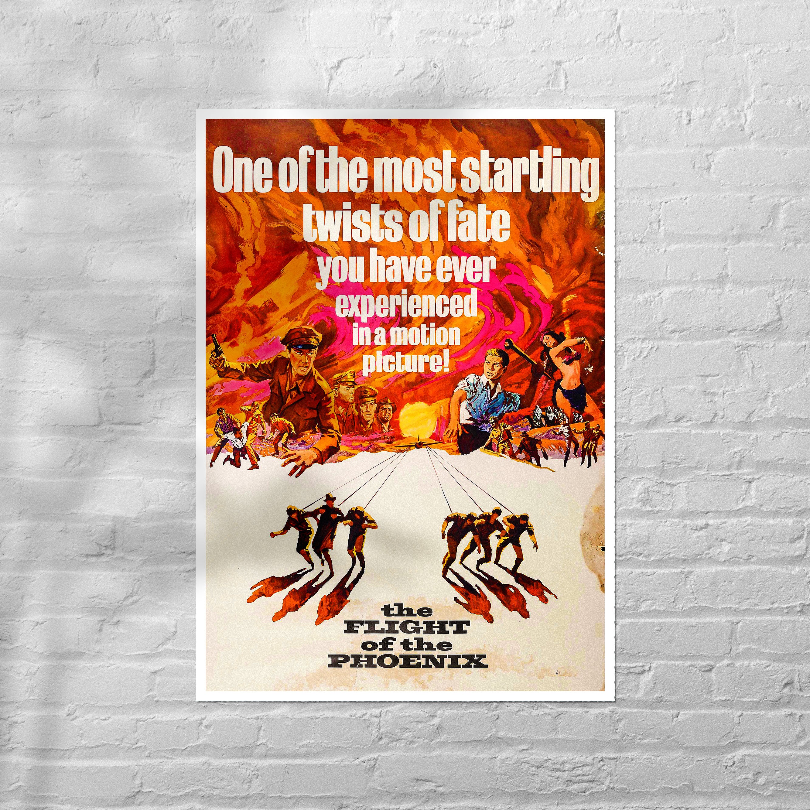 Reproduction "Flight Of The Phoenix" Classic Movie Poster