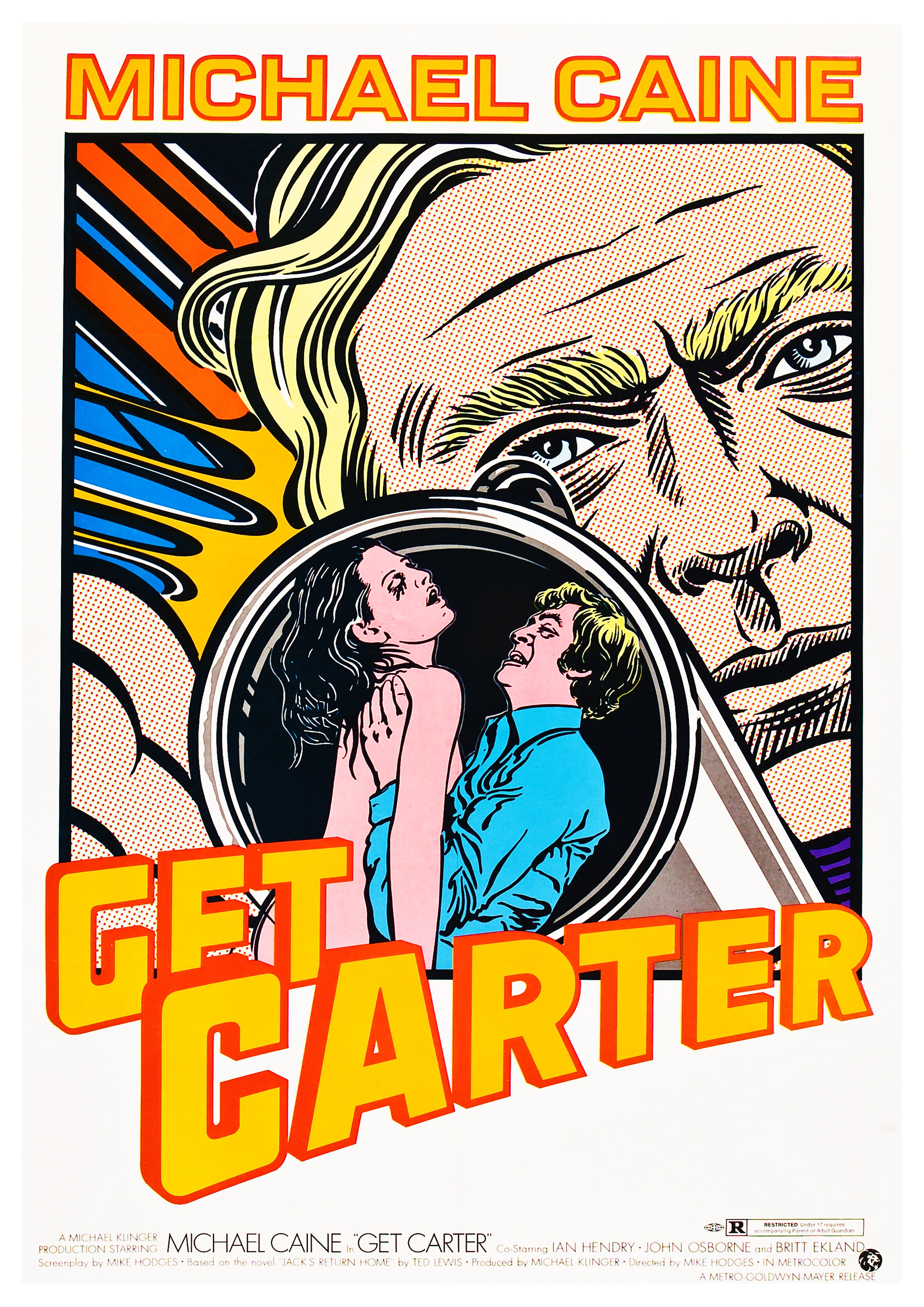 Reproduction Vintage "Michael Caine - Get Carter" Classic Movie Poster