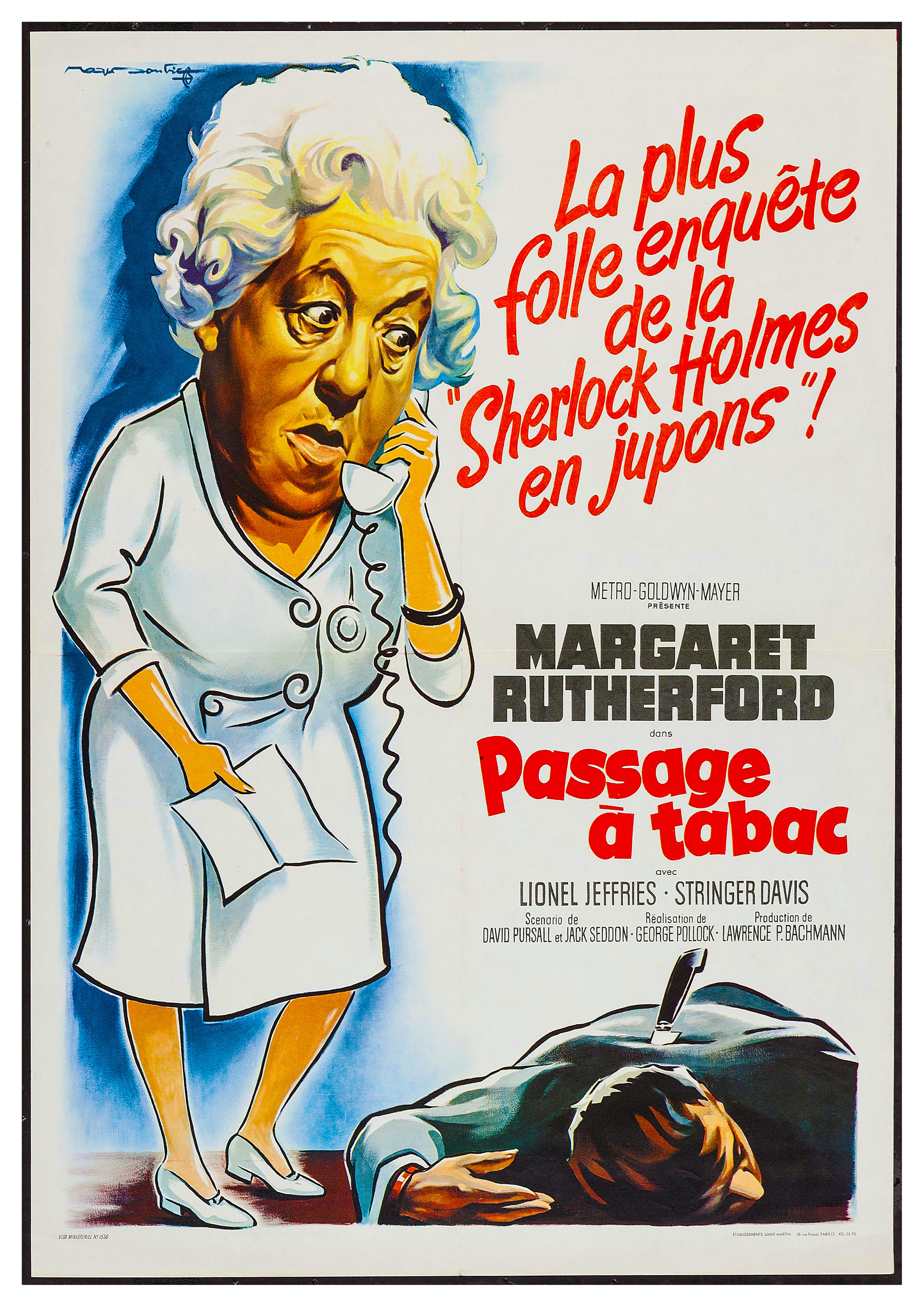 Reproduction "Murder Ahoy - French" Classic Movie Poster