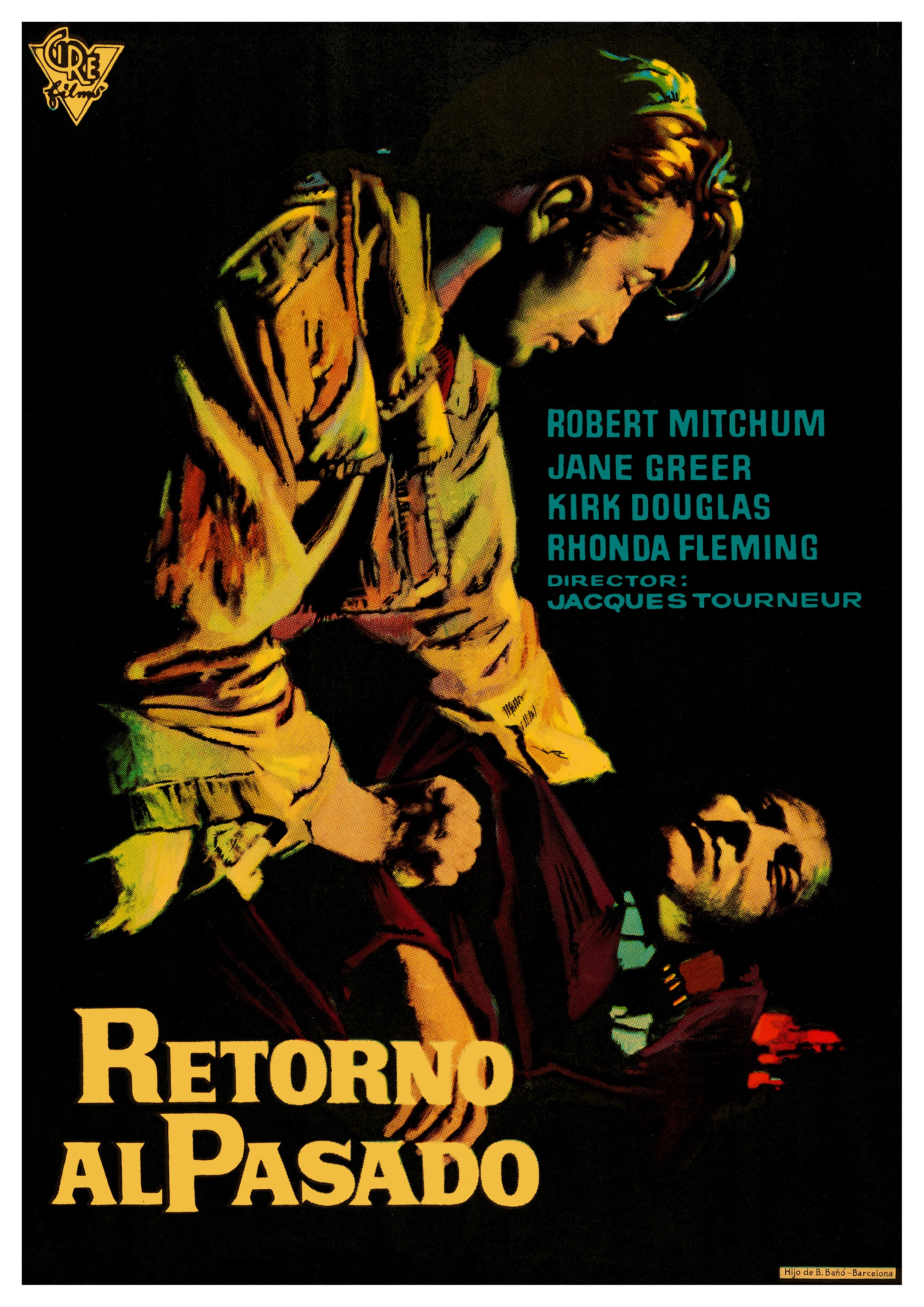 Reproduction Alternate "Out Of The Past" Movie Poster, Home Wall Art Size: A2