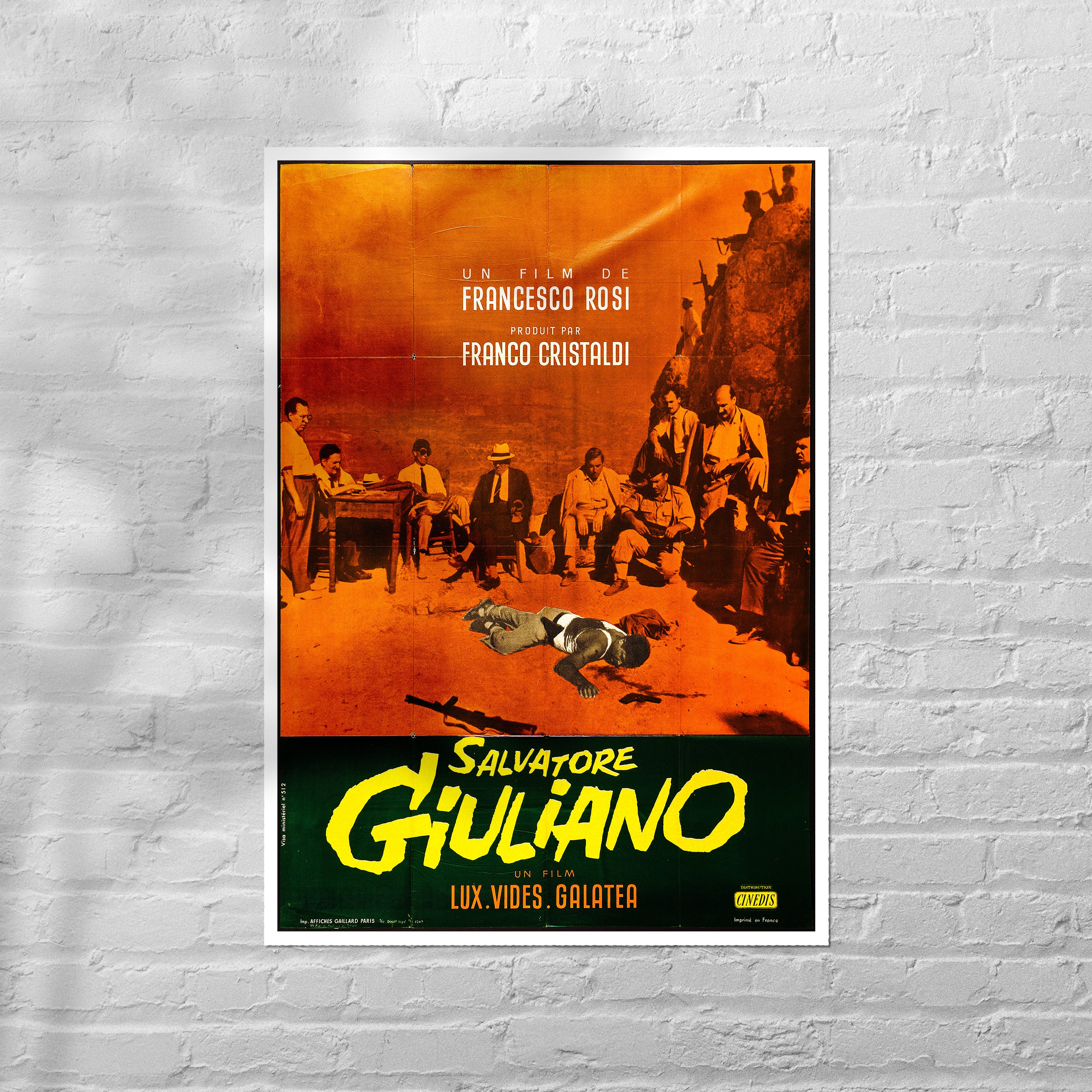 Reproduction "Salvatore Giuliano" Classic Movie Poster