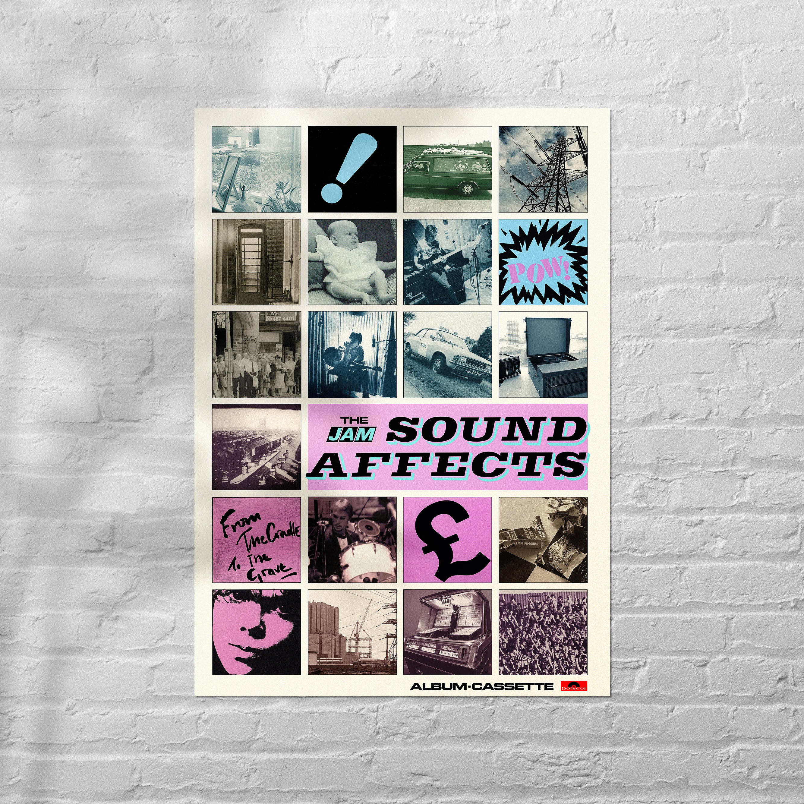 Reproduction Alternate "Sound Affects" Music Poster, Home Wall Art Size: A2 (420mm x 594mm)