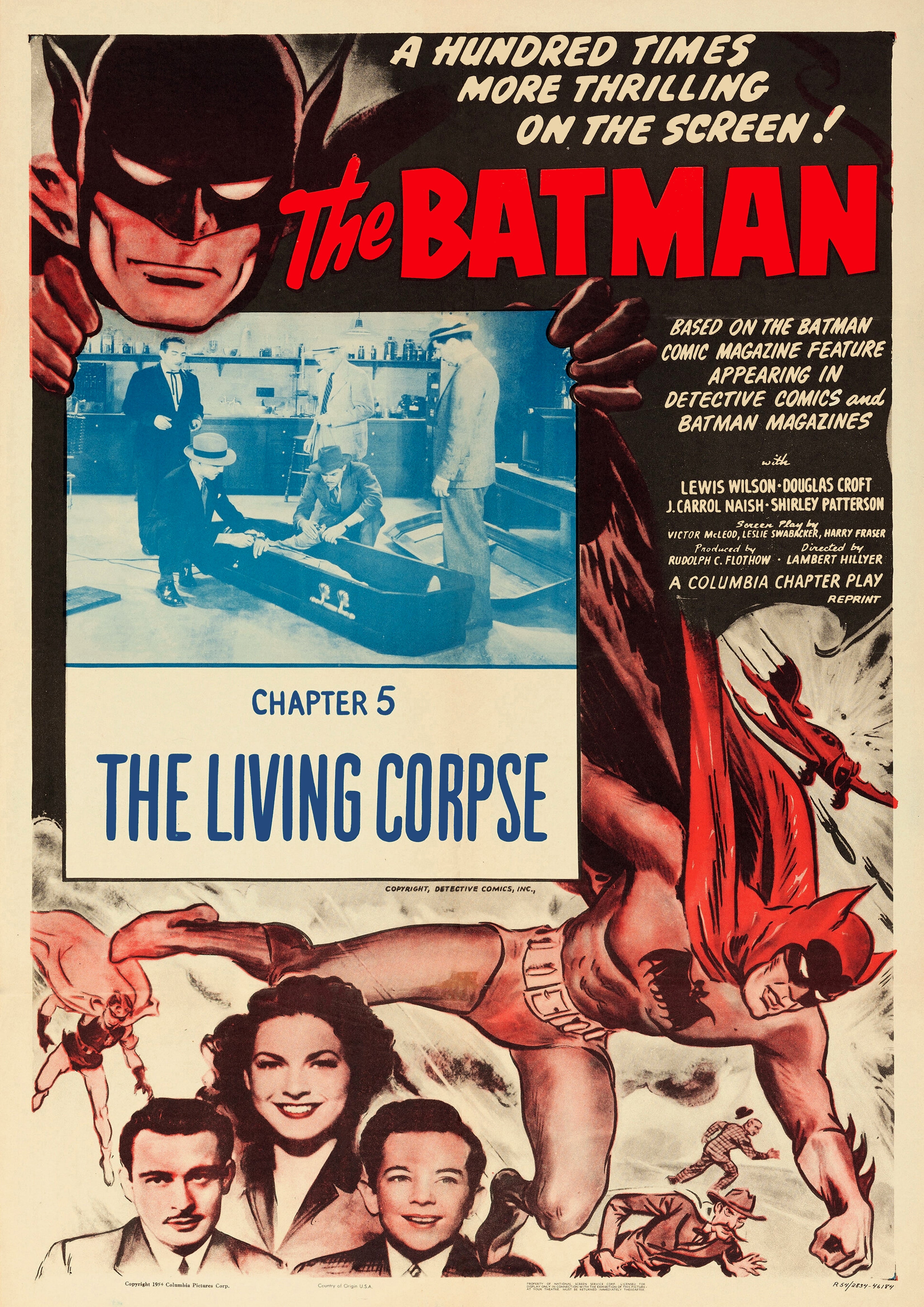 Reproduction Alternate "The Batman" Movie Poster, Home Wall Art Size: A2
