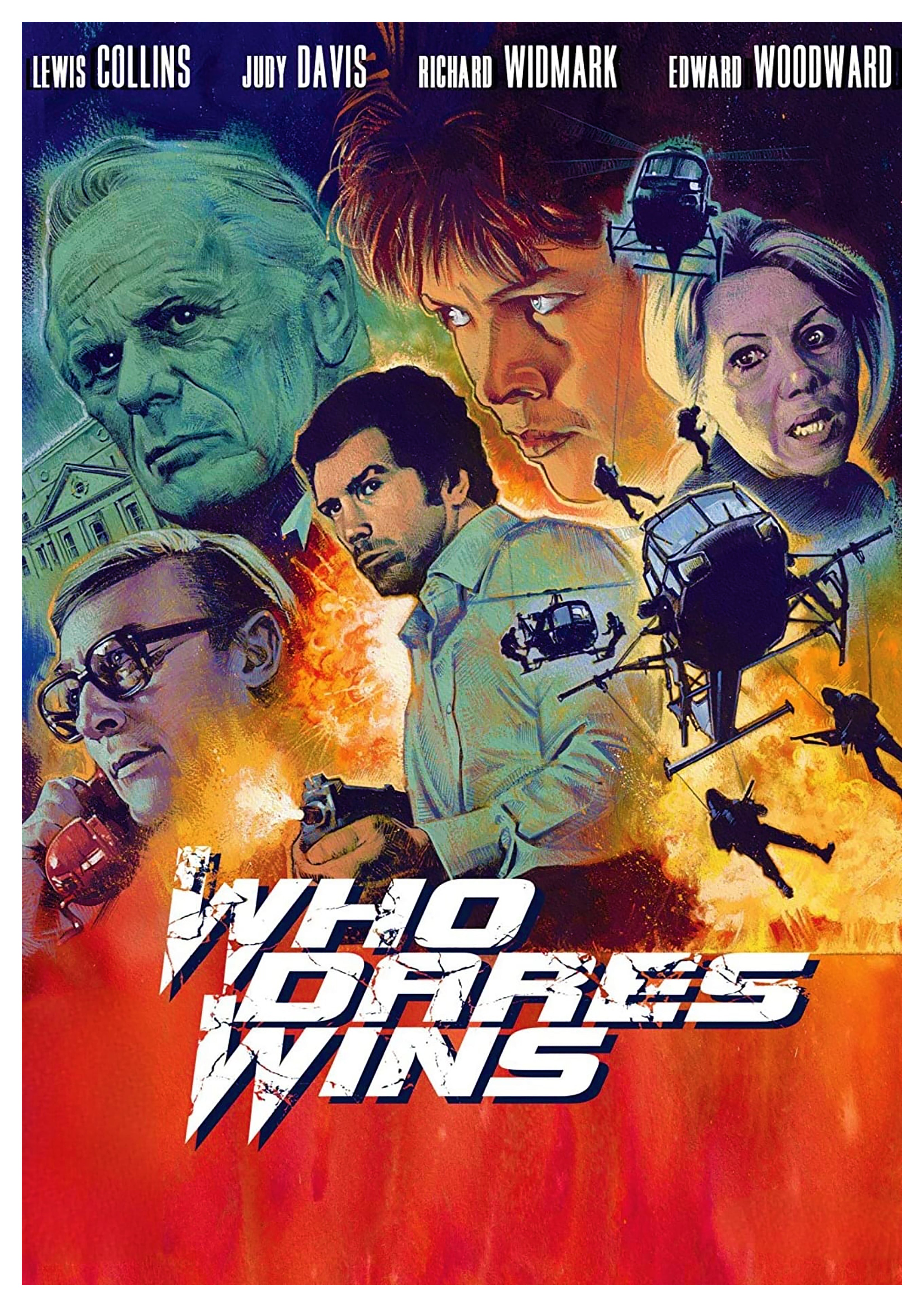 Reproduction Vintage "Who Dares Wins" Classic Movie Poster