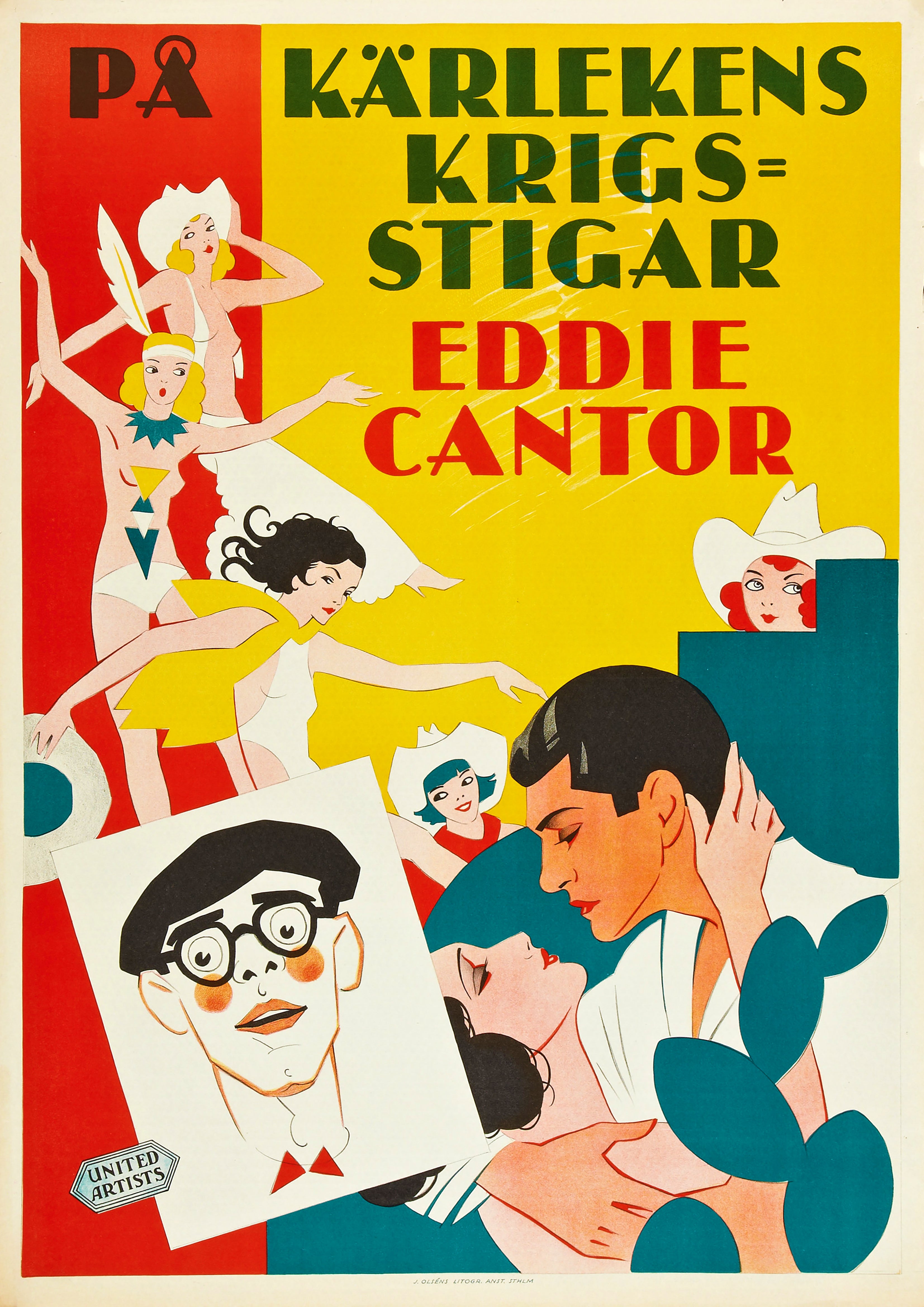 Reproduction Vintage "Whoopee!" **Swedish** Movie Poster