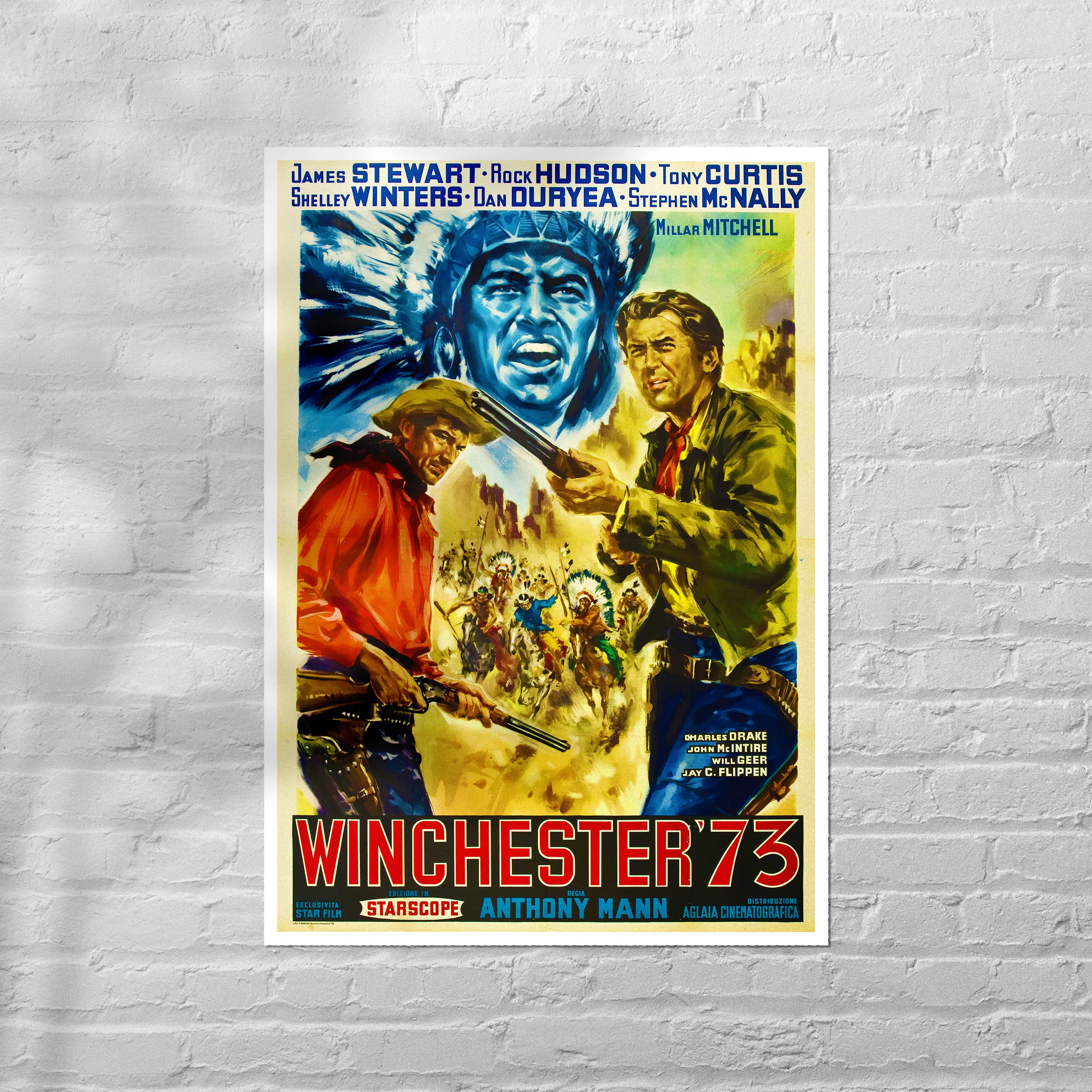 Reproduction "Winchester '73 - Italian" Classic Movie Poster