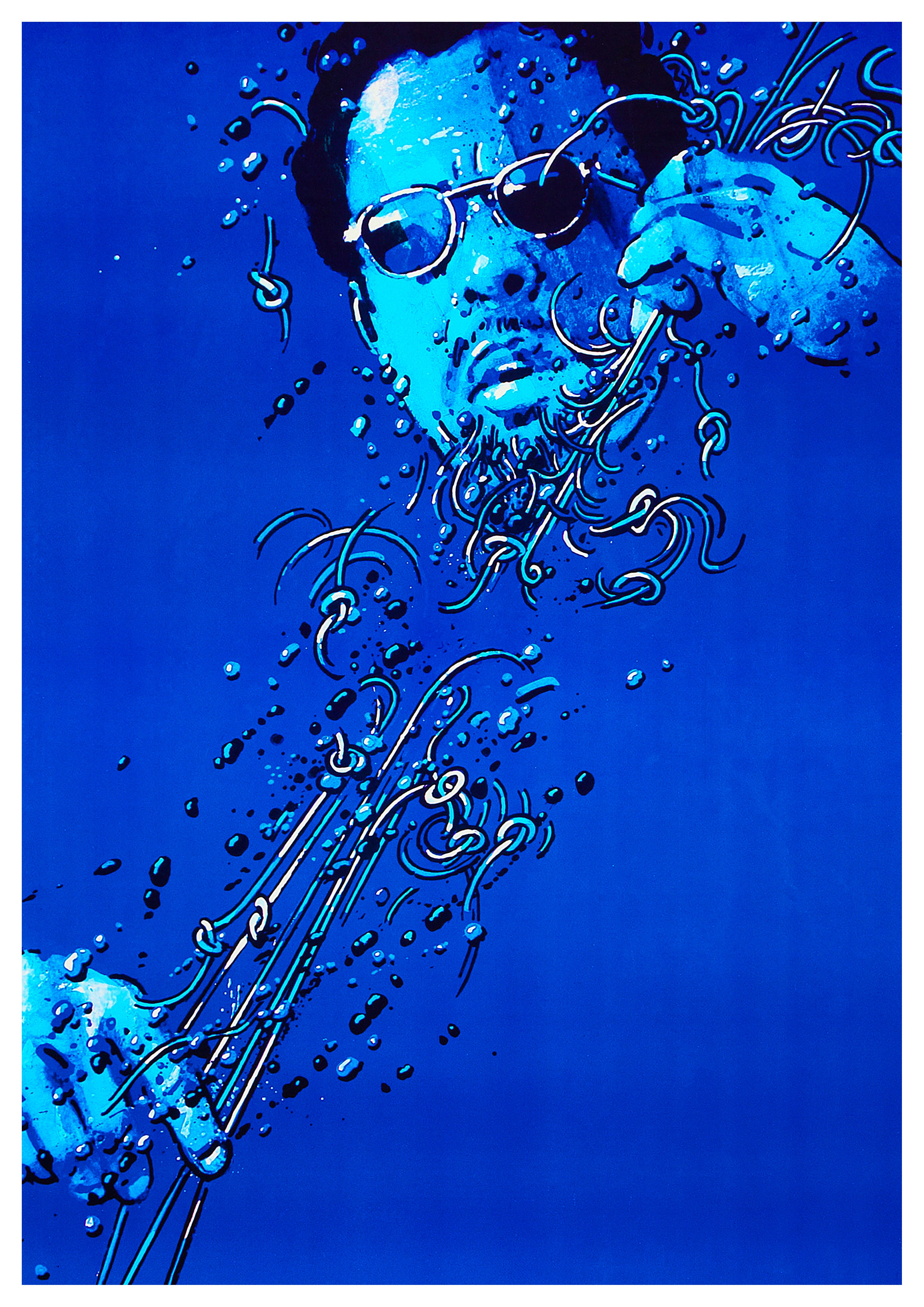 Reproduction Vintage "Charles Mingus - Colour" Jazz Poster