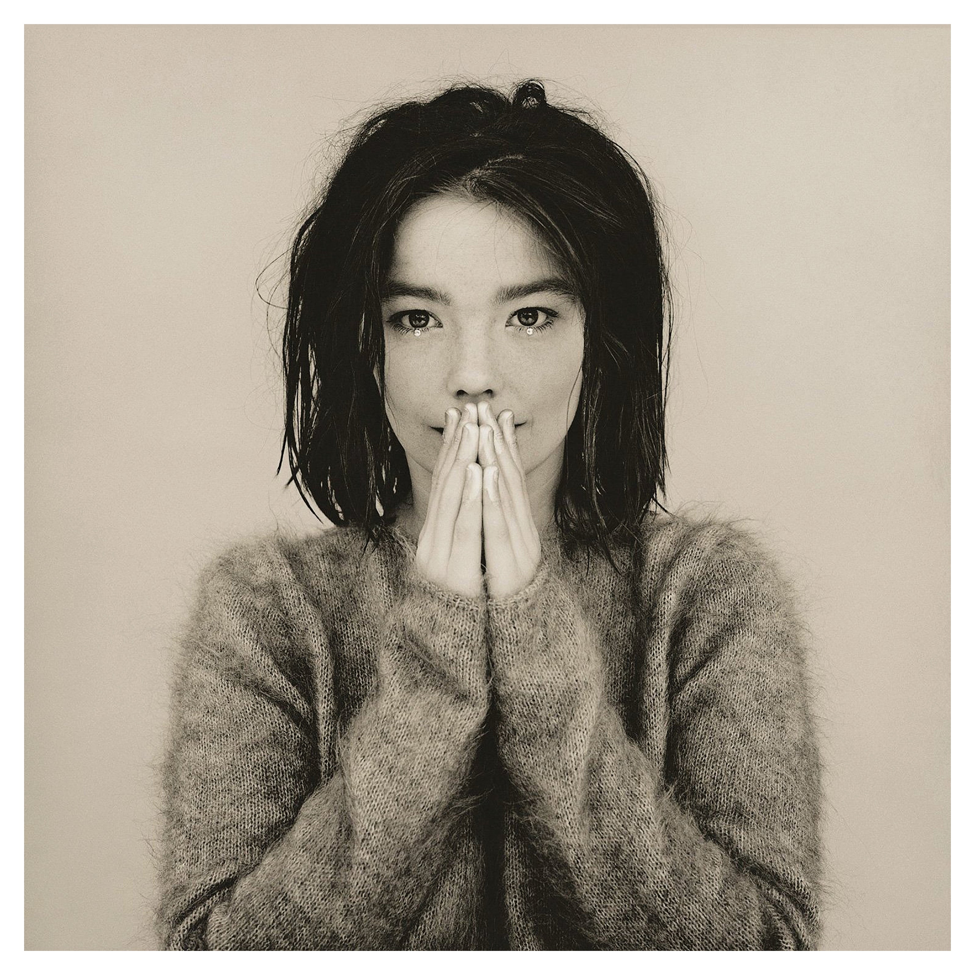 Reproduction Vintage Music Poster "Bjork - Debut" Home Wall Art, Size: 16" x 16"