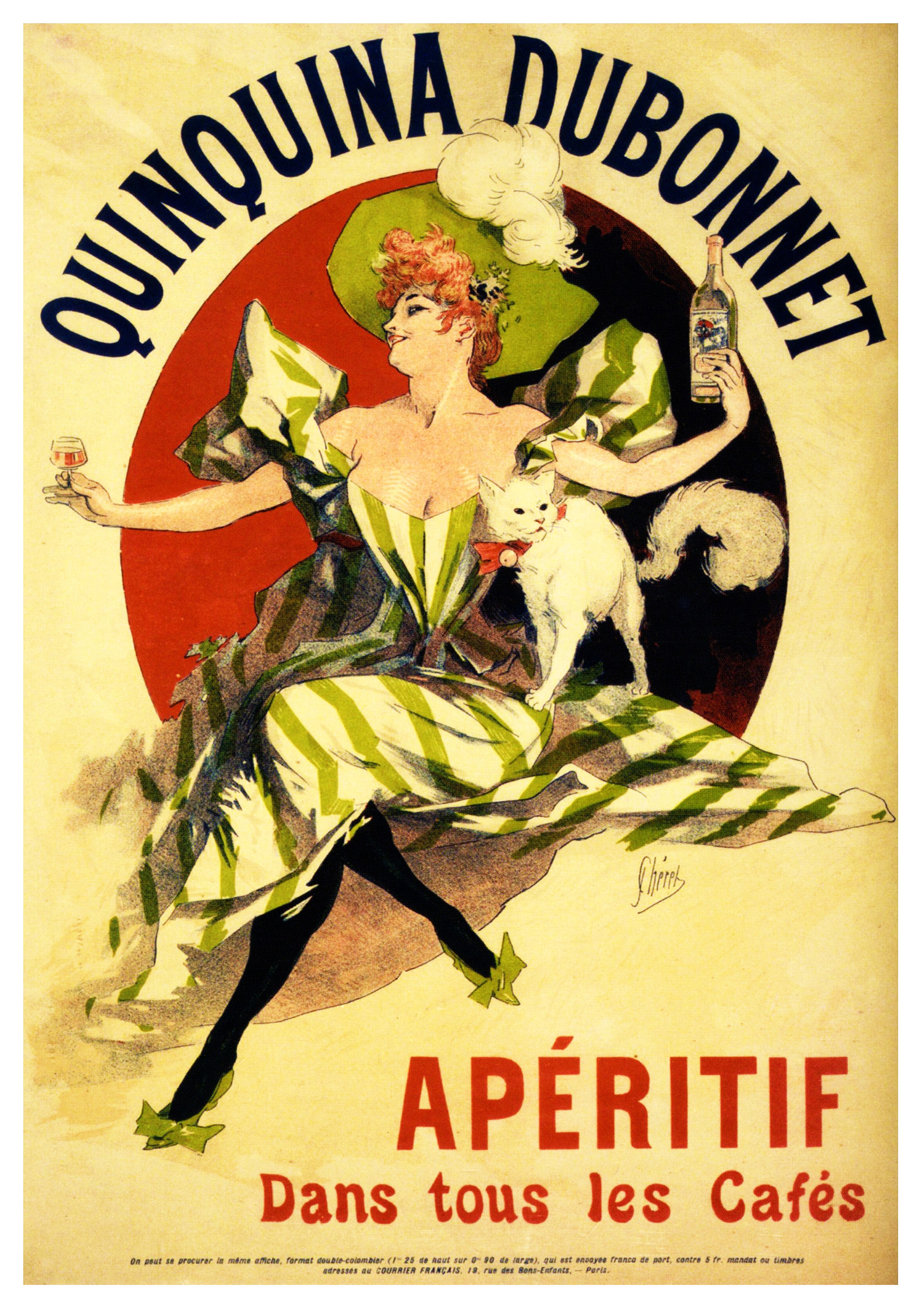 Reproduction Vintage "Quinquina Dubonnet" French Poster