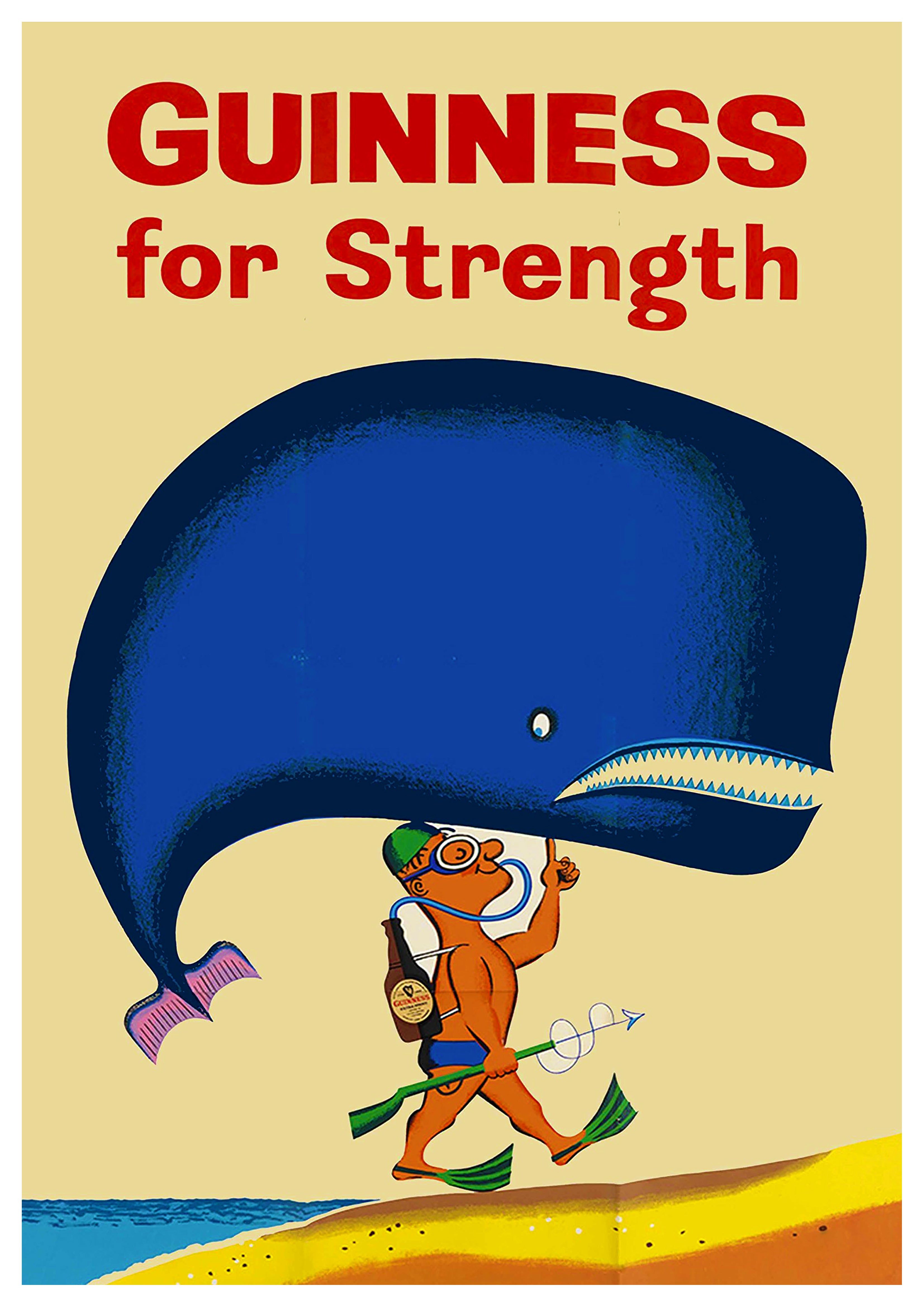 Reproduction Vintage "Guinness For Strength" Advertising Poster