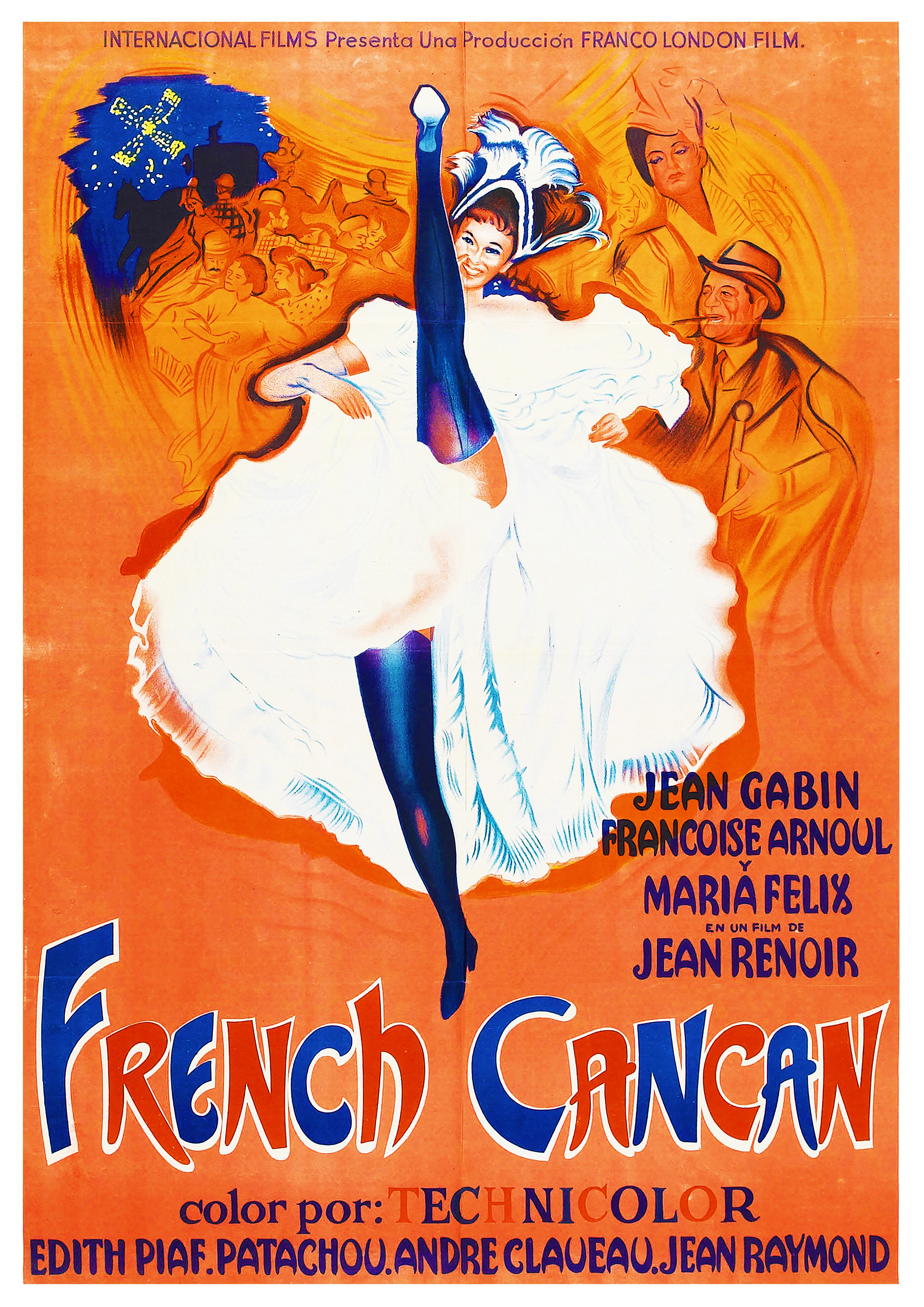 Reproduction Vintage "French Can Can" French Poster