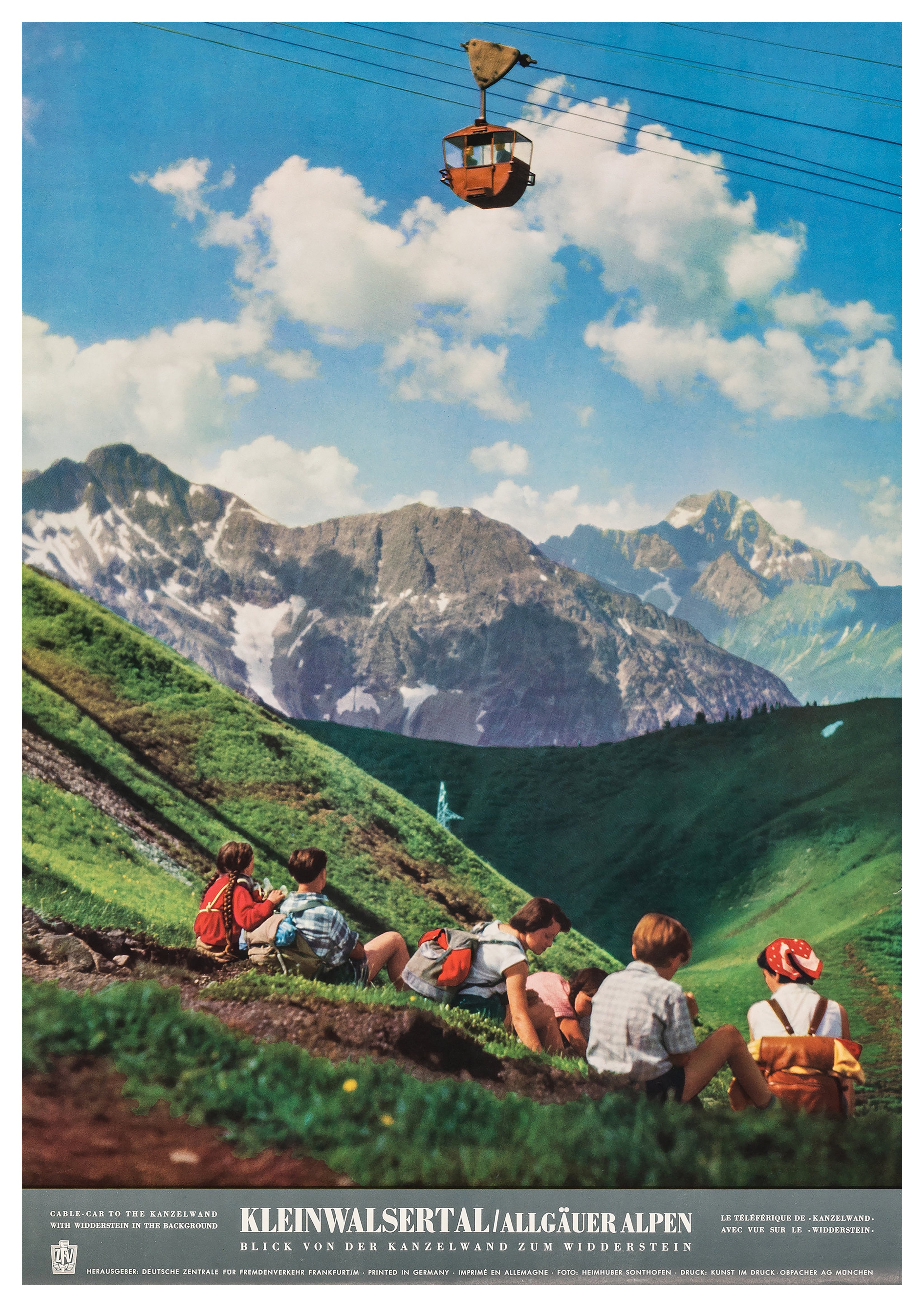 Reproduction Vintage Travel Poster "Germany", Home Wall Art, Size: A2 (420mm x 594mm)