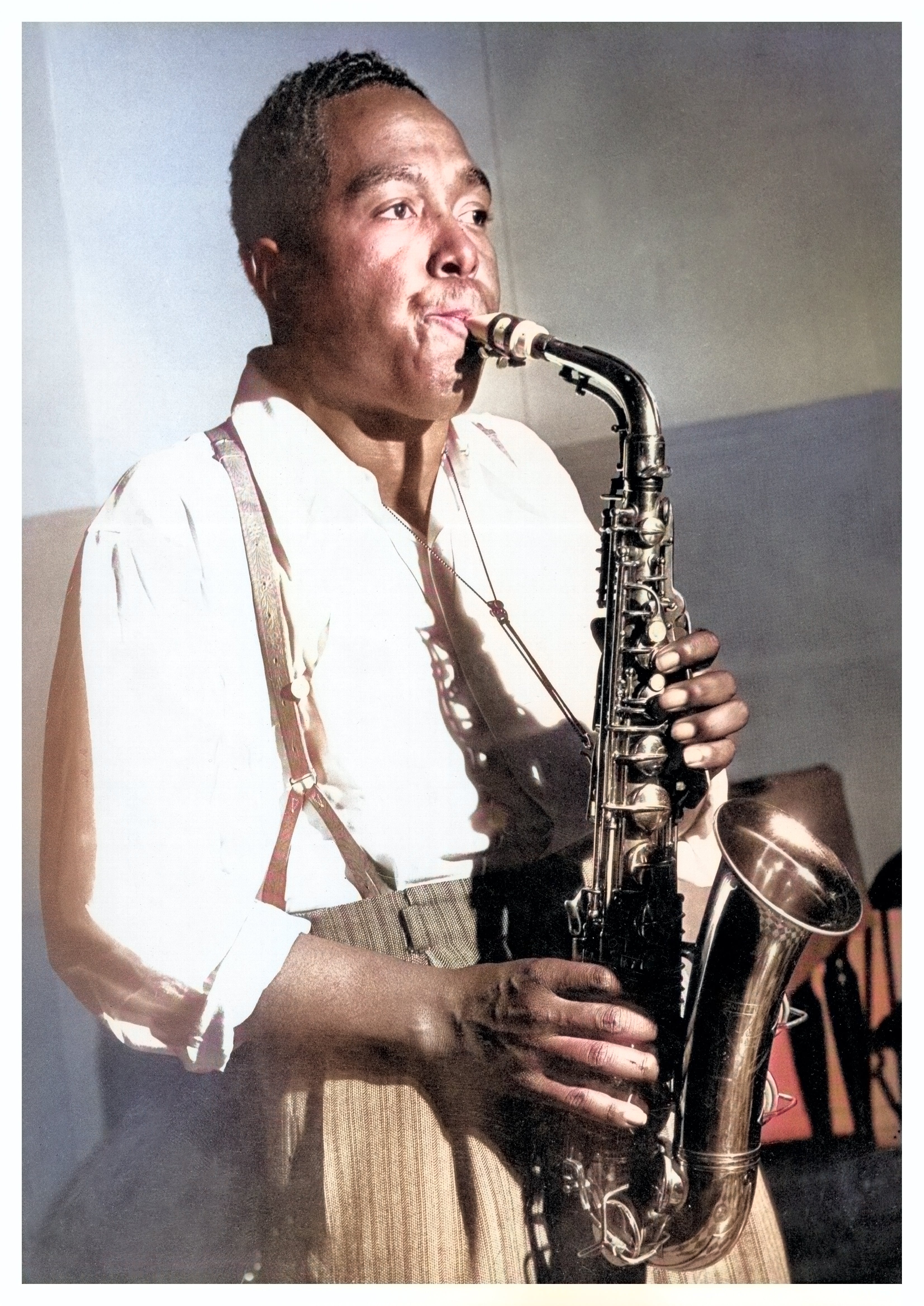 Reproduction Vintage "Charlie Parker" Jazz Music Poster, Size: A2