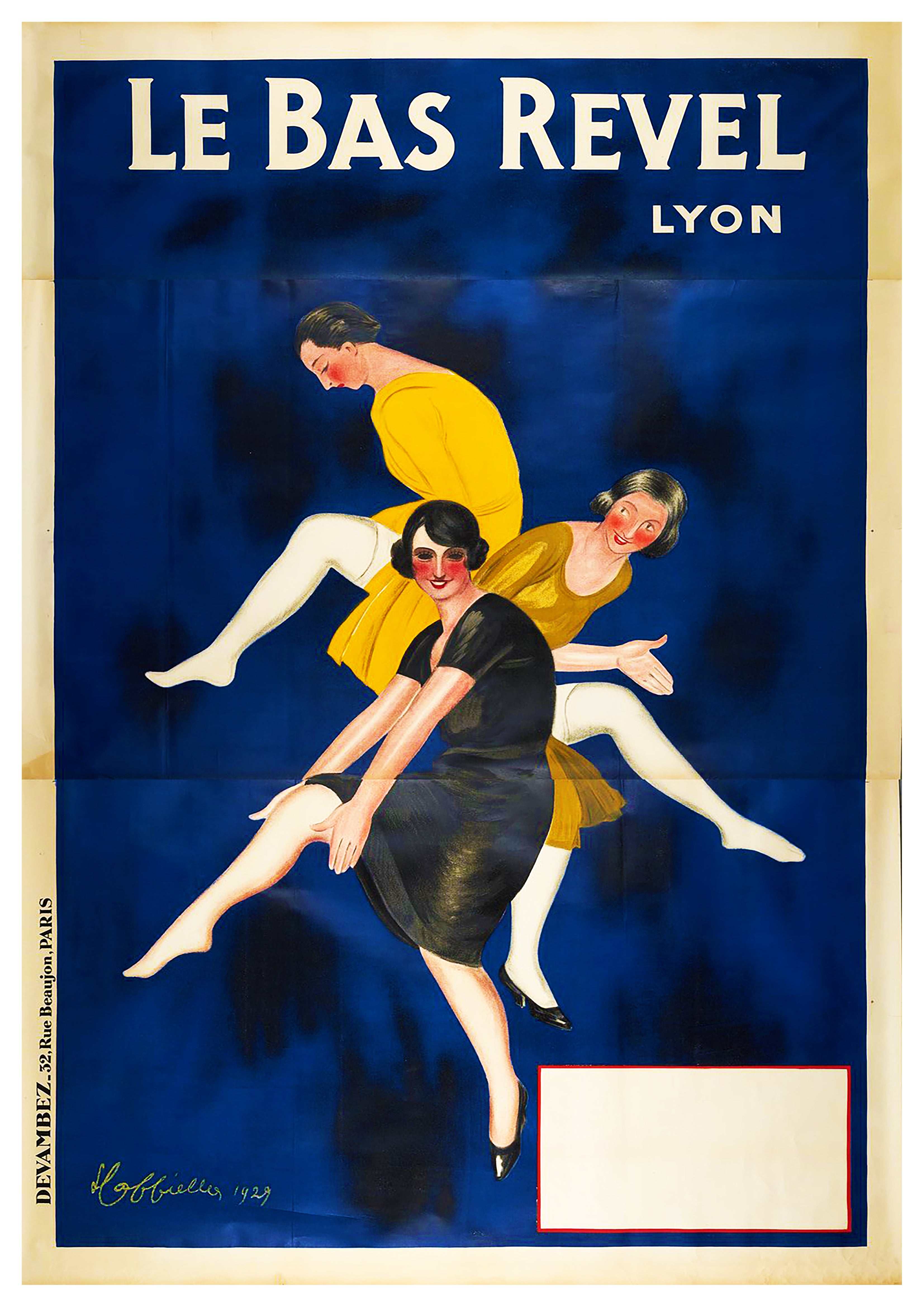 Reproduction Vintage "Le Bas Revel" French Poster
