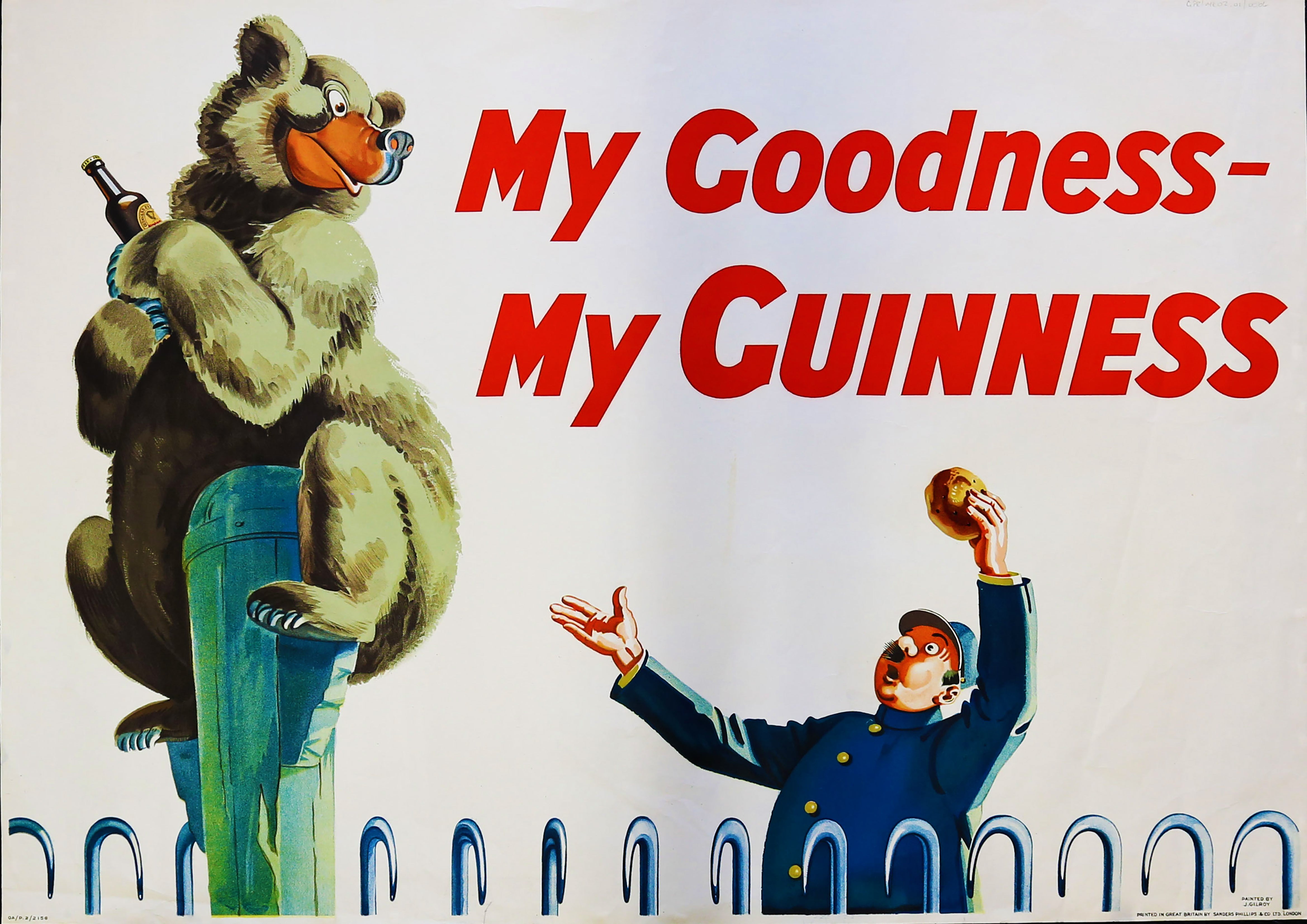 Reproduction Vintage "Guinness - My Goodness" Advertising Poster