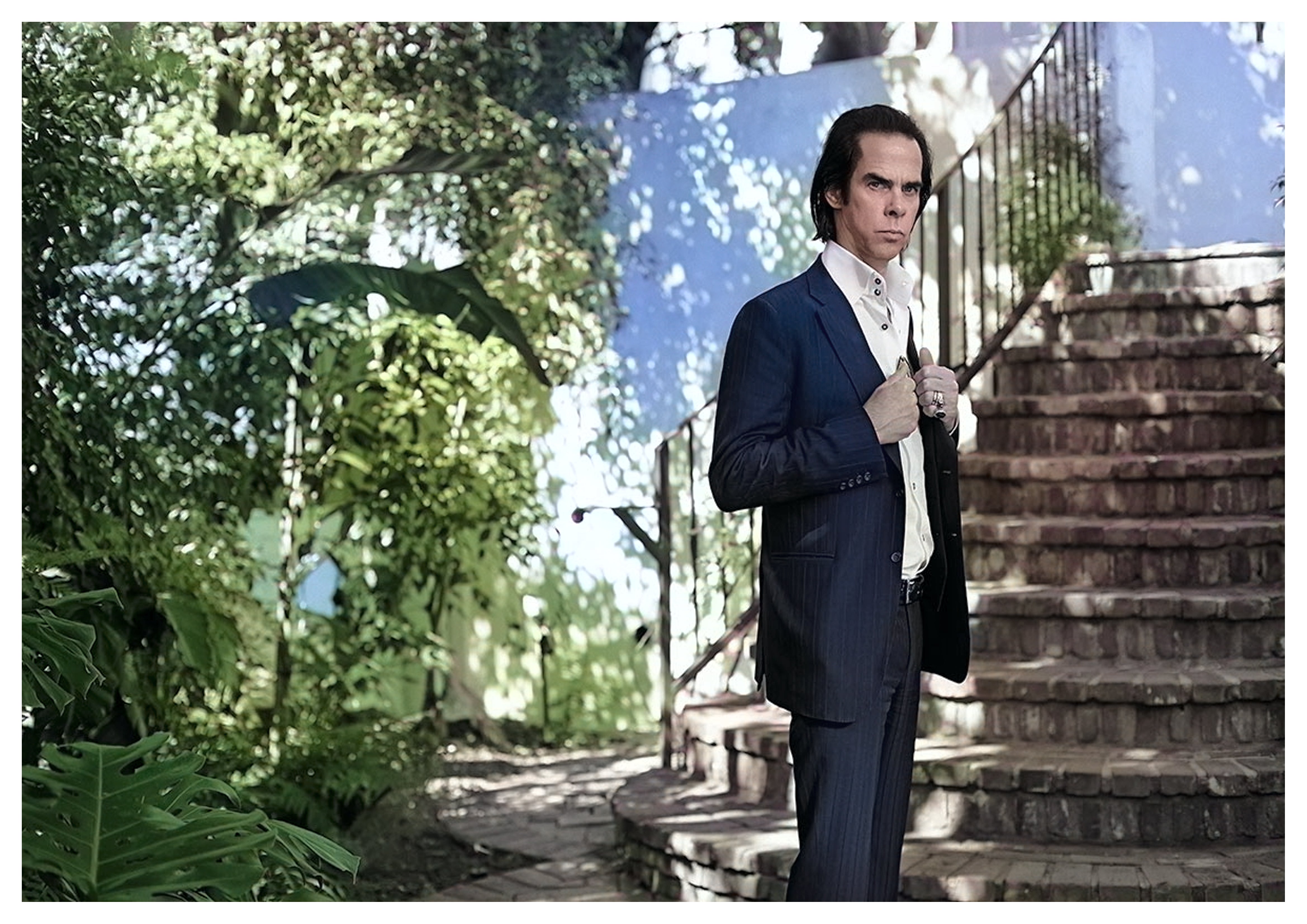 Reproduction Vintage Nick Cave "Colour" Music Poster, Size: A2