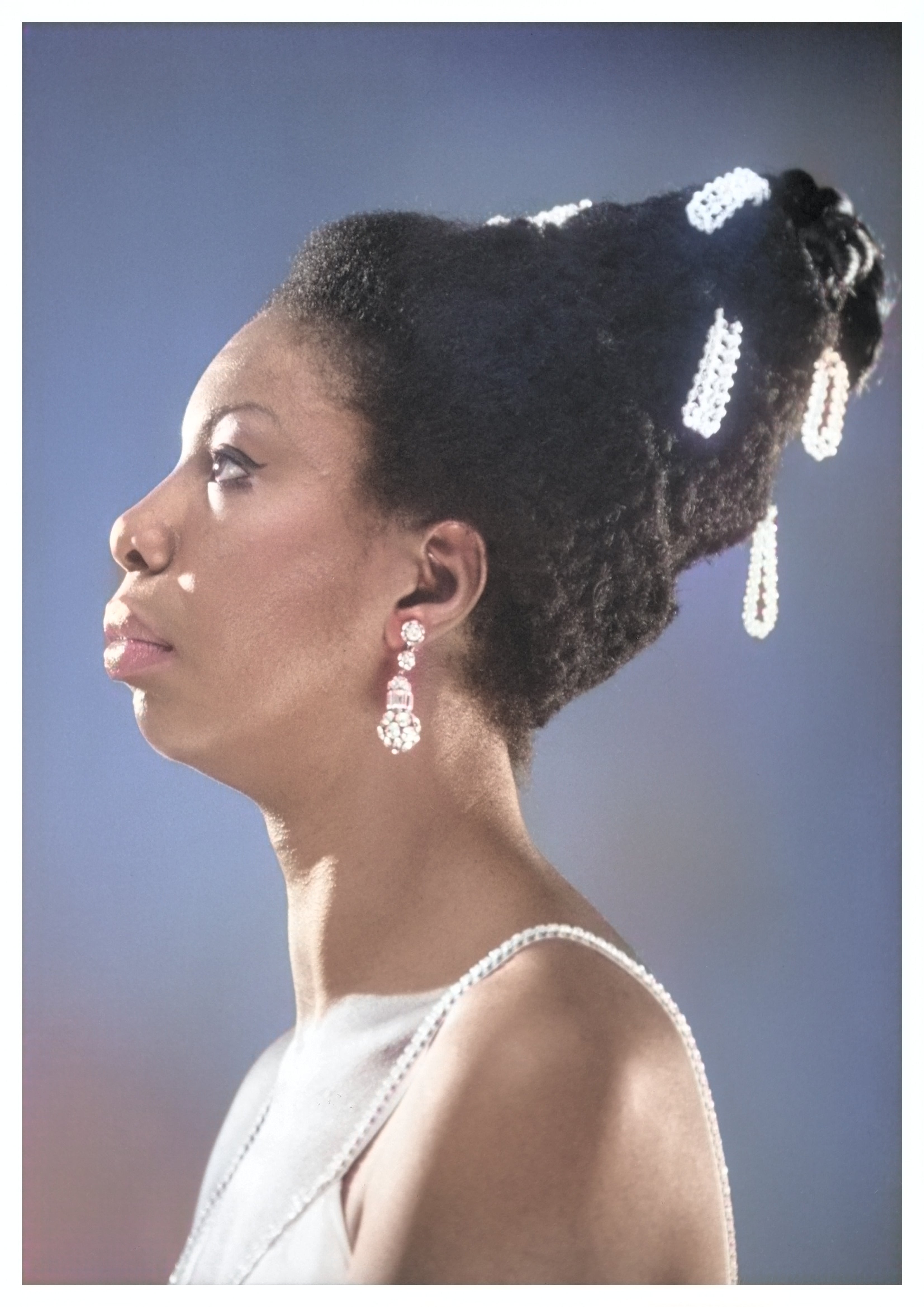 Reproduction Vintage "Nina Simone" Jazz Music Poster, Size: A2