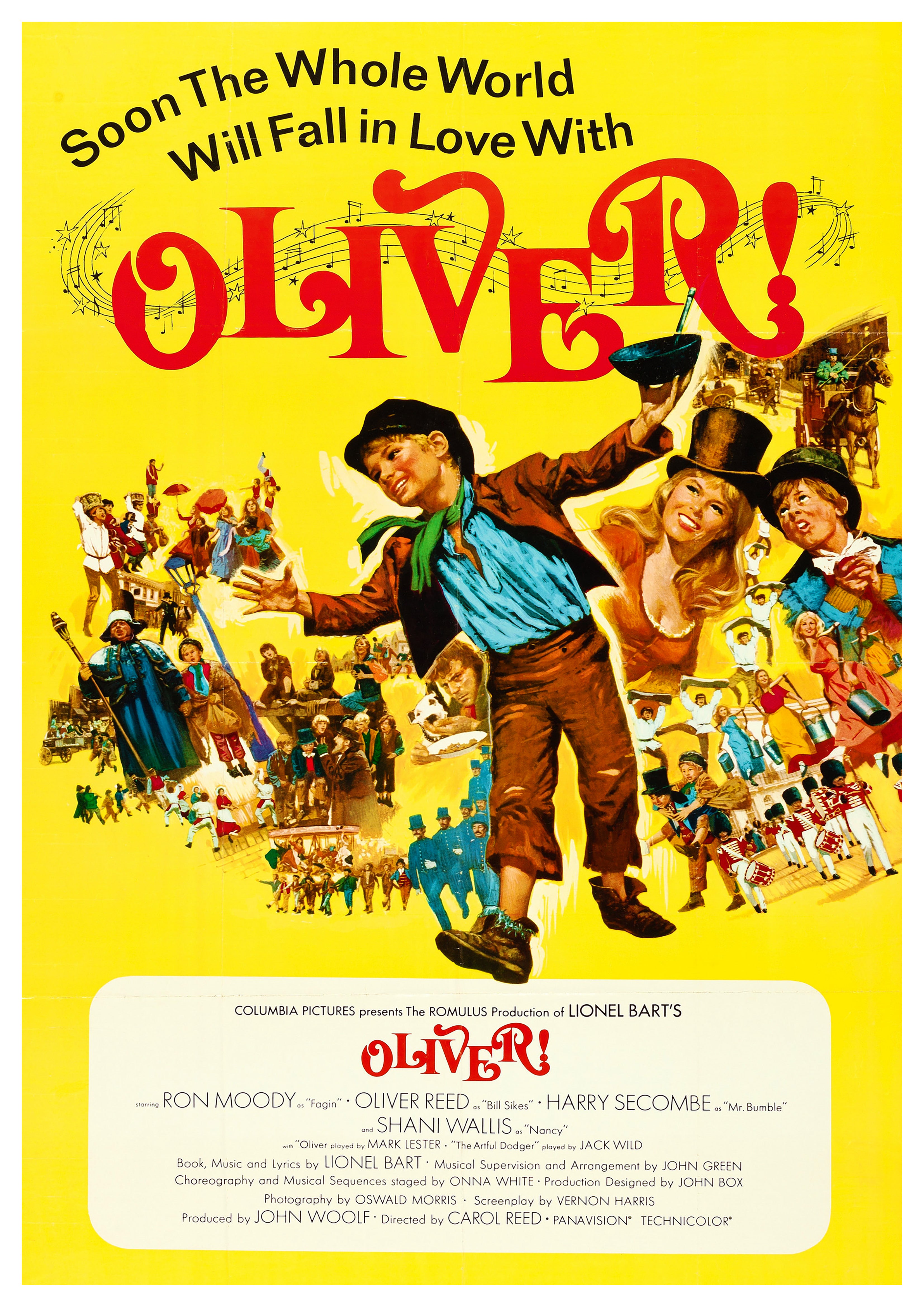 Reproduction Vintage "Oliver!" Musical Poster