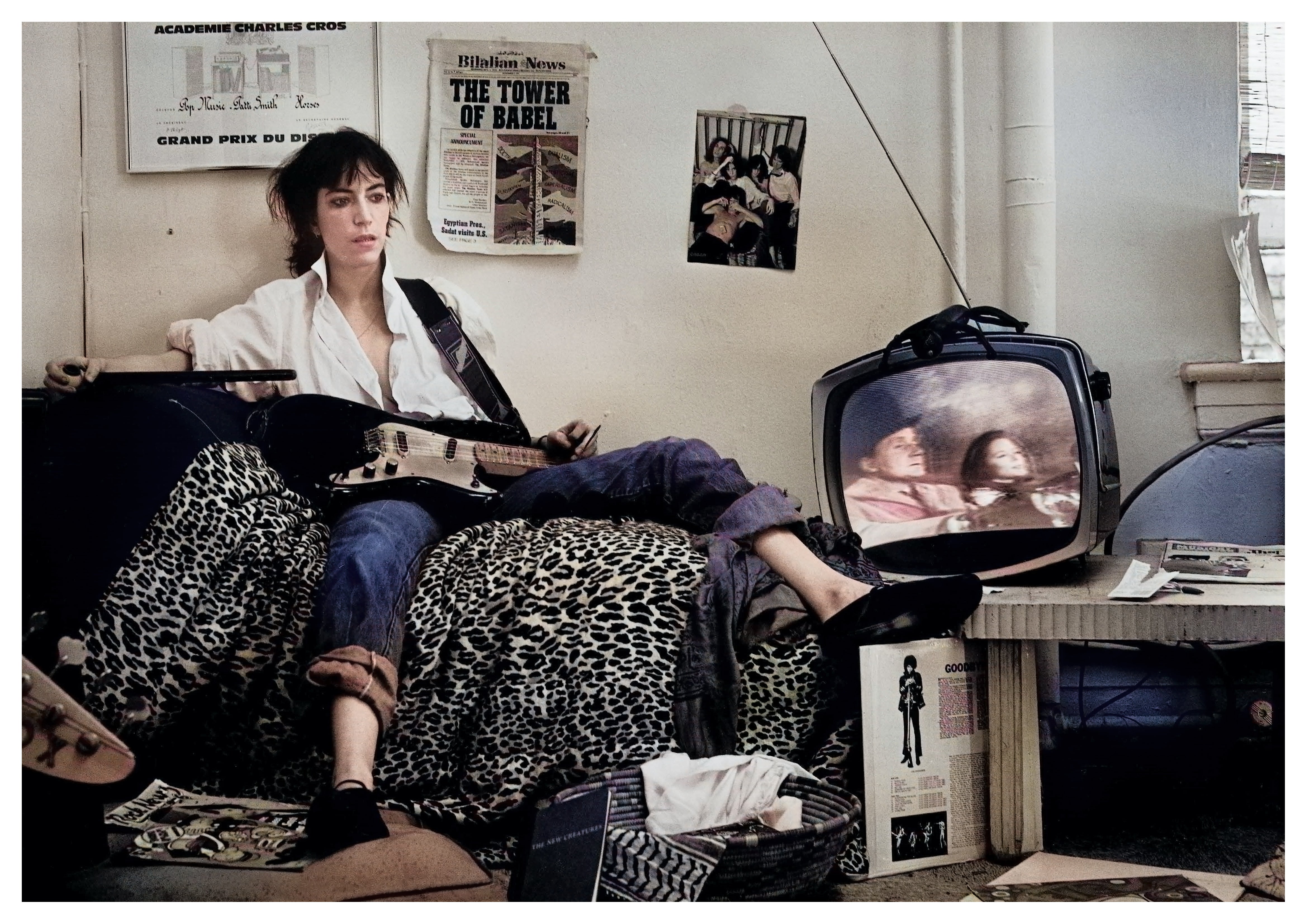 Reproduction Vintage Patti Smith "Colour" Music Poster, Size: A2