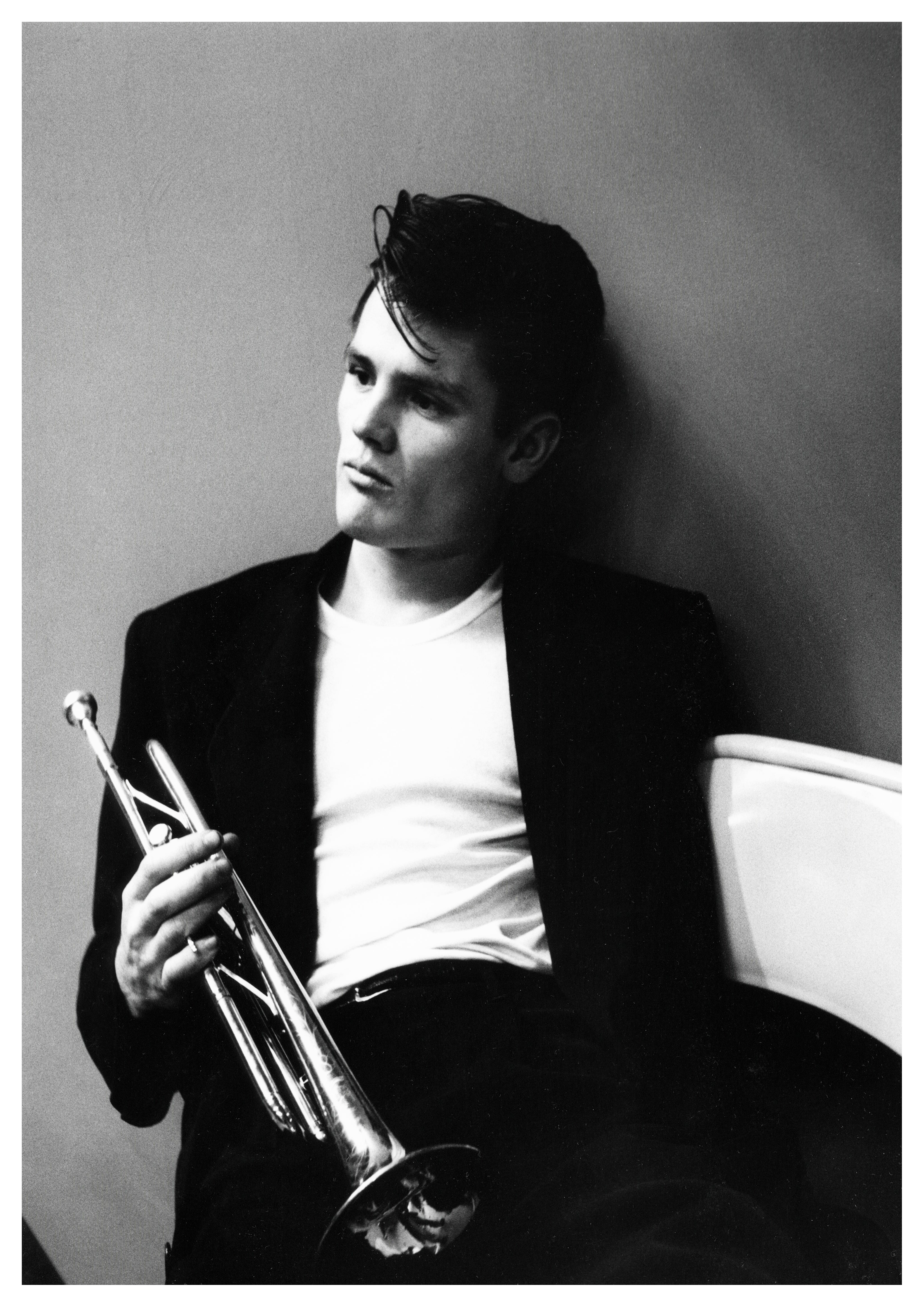Reproduction Vintage "Chet Baker - Sitting" Jazz Poster