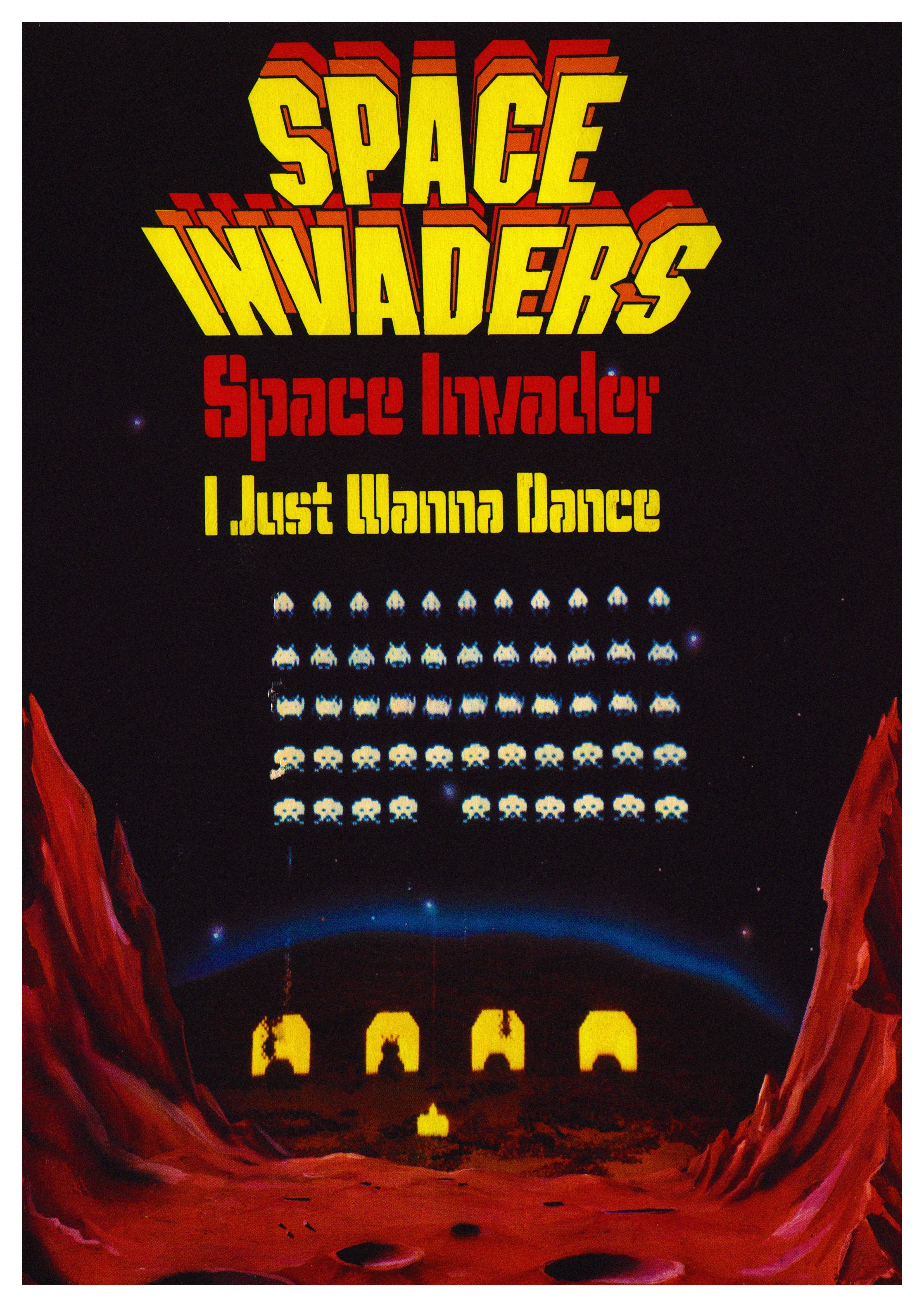 Reproduction Vintage "Space Invaders" Miscellaneous Poster