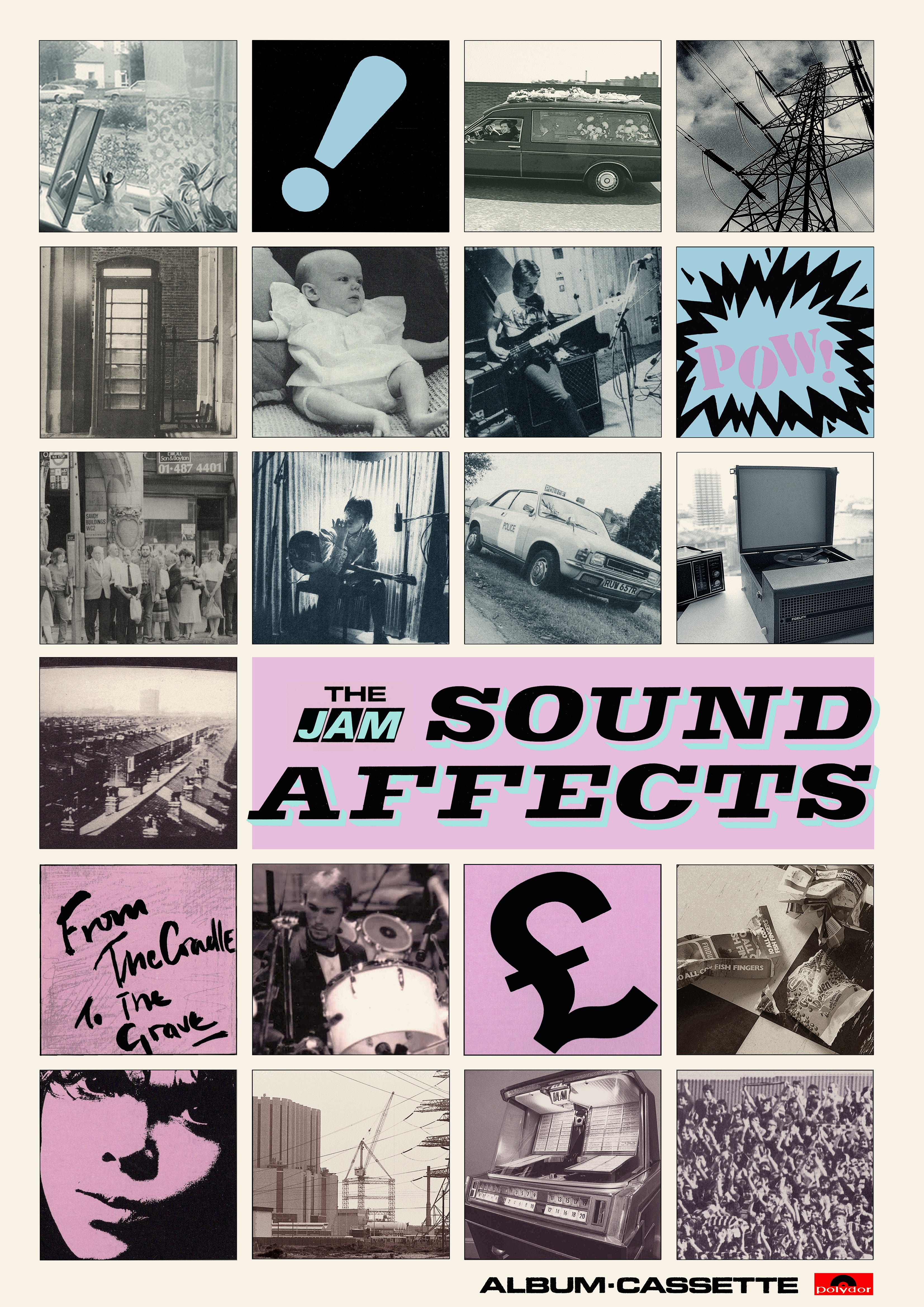 Reproduction Alternate "Sound Affects" Music Poster, Home Wall Art Size: A2 (420mm x 594mm)