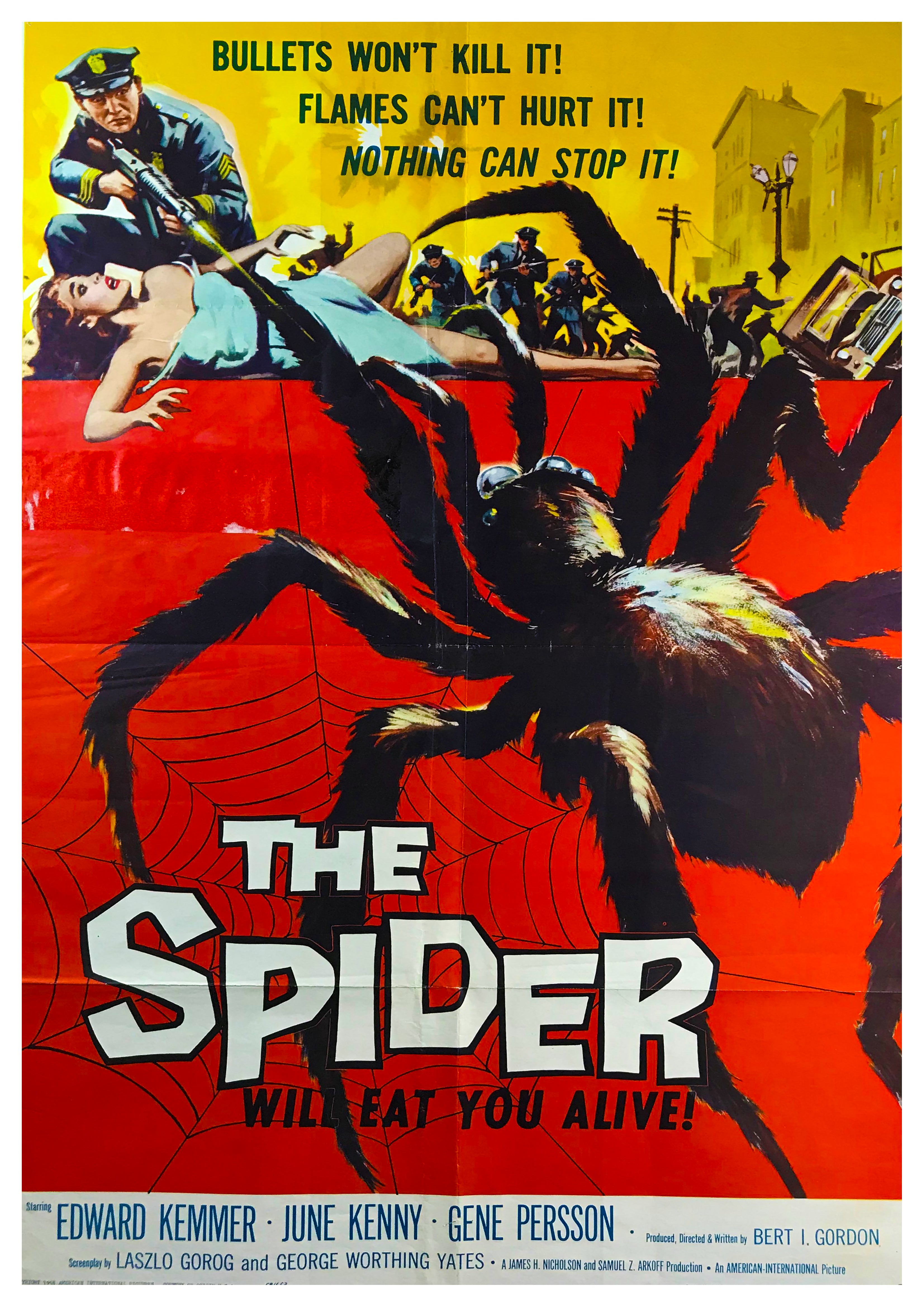 Reproduction Vintage "The Spider" **B-Movie** Poster