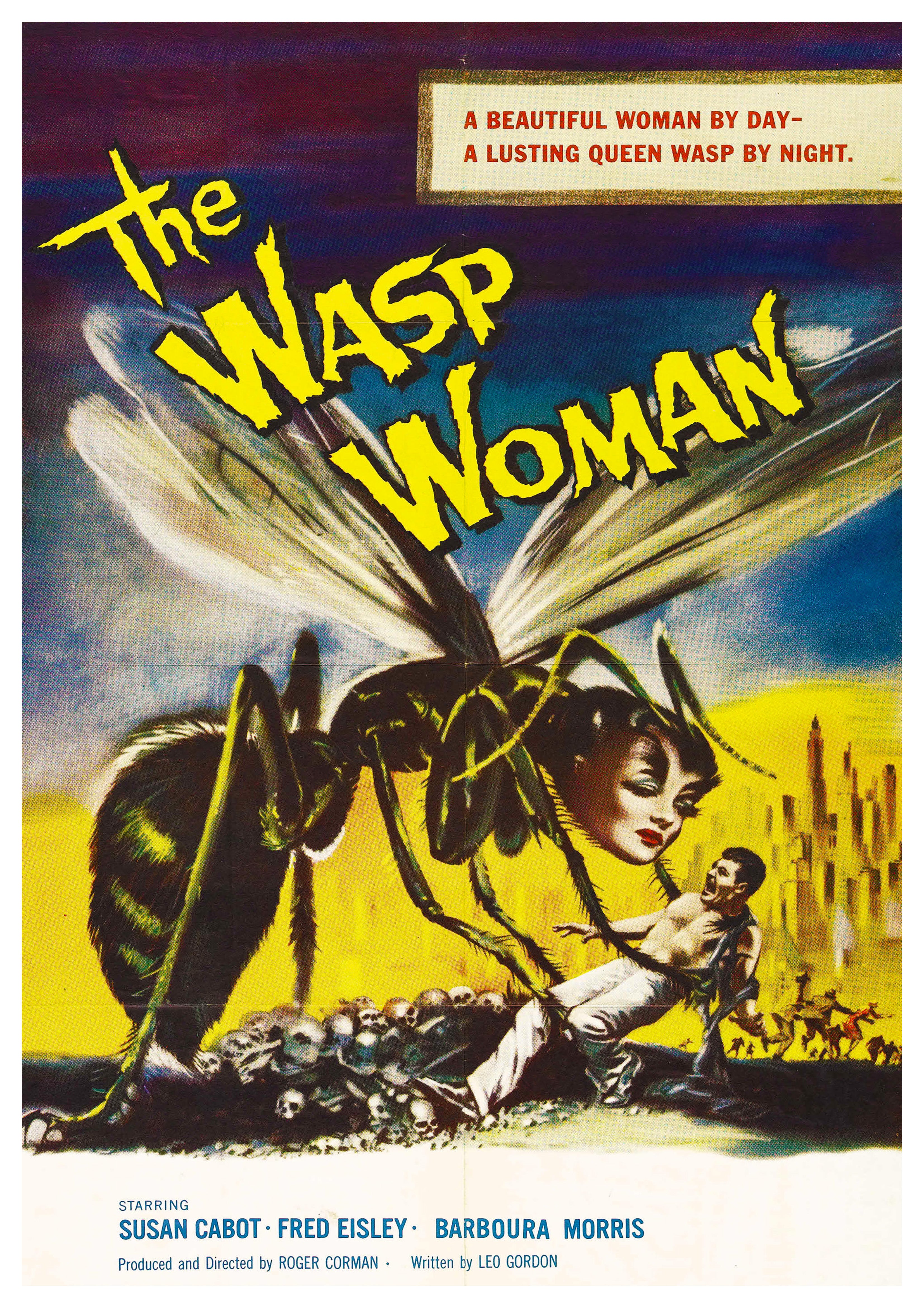 Reproduction Vintage "The Wasp Woman" **B-Movie** Poster