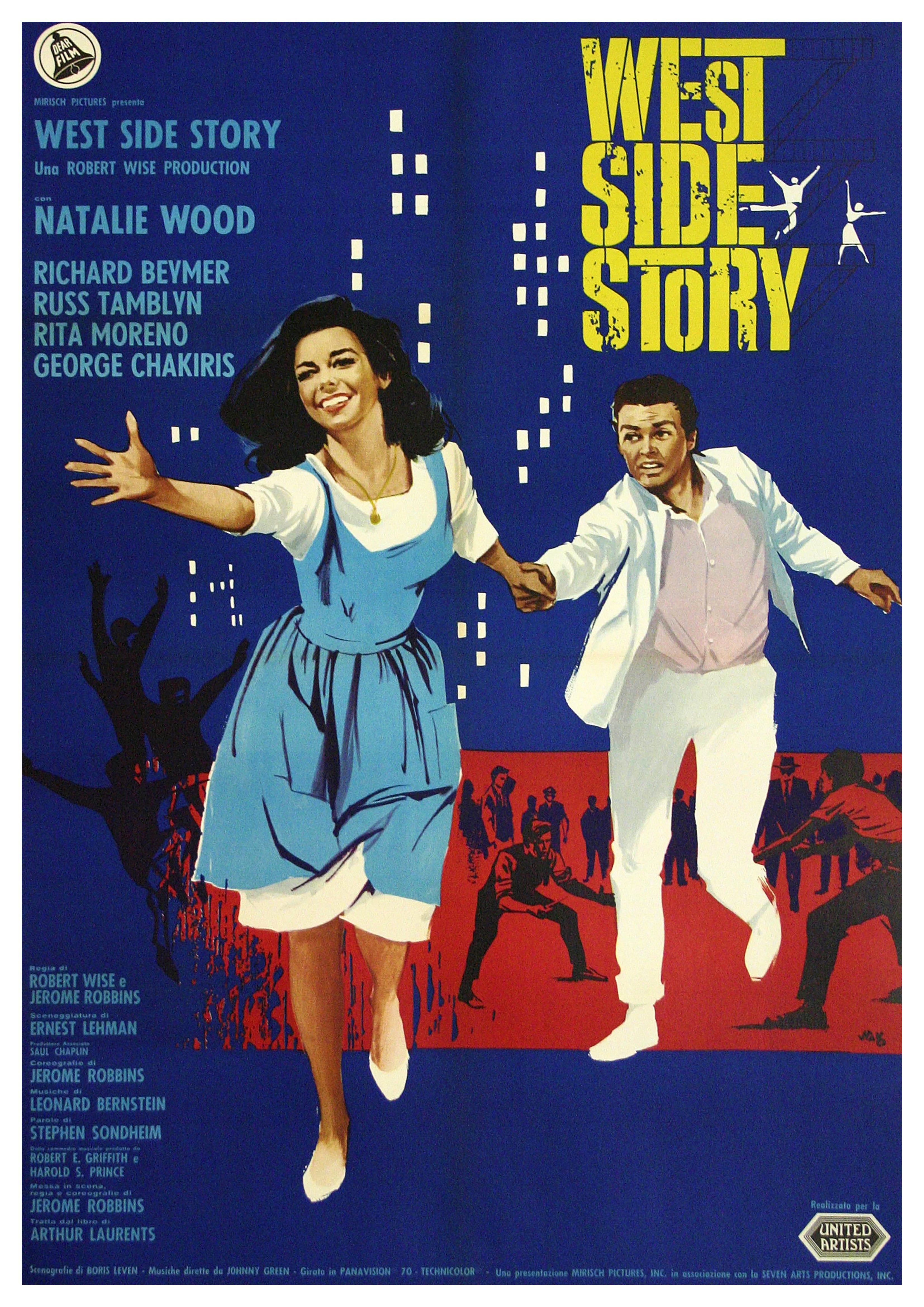 Reproduction Vintage "West Side Story" Musical Poster