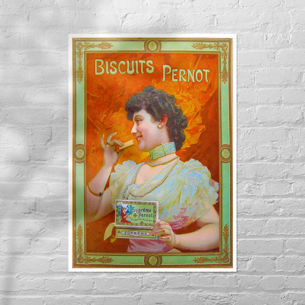 Reproduction "Biscuits Pernot" Poster, Home Wall Art, Various Sizes Available