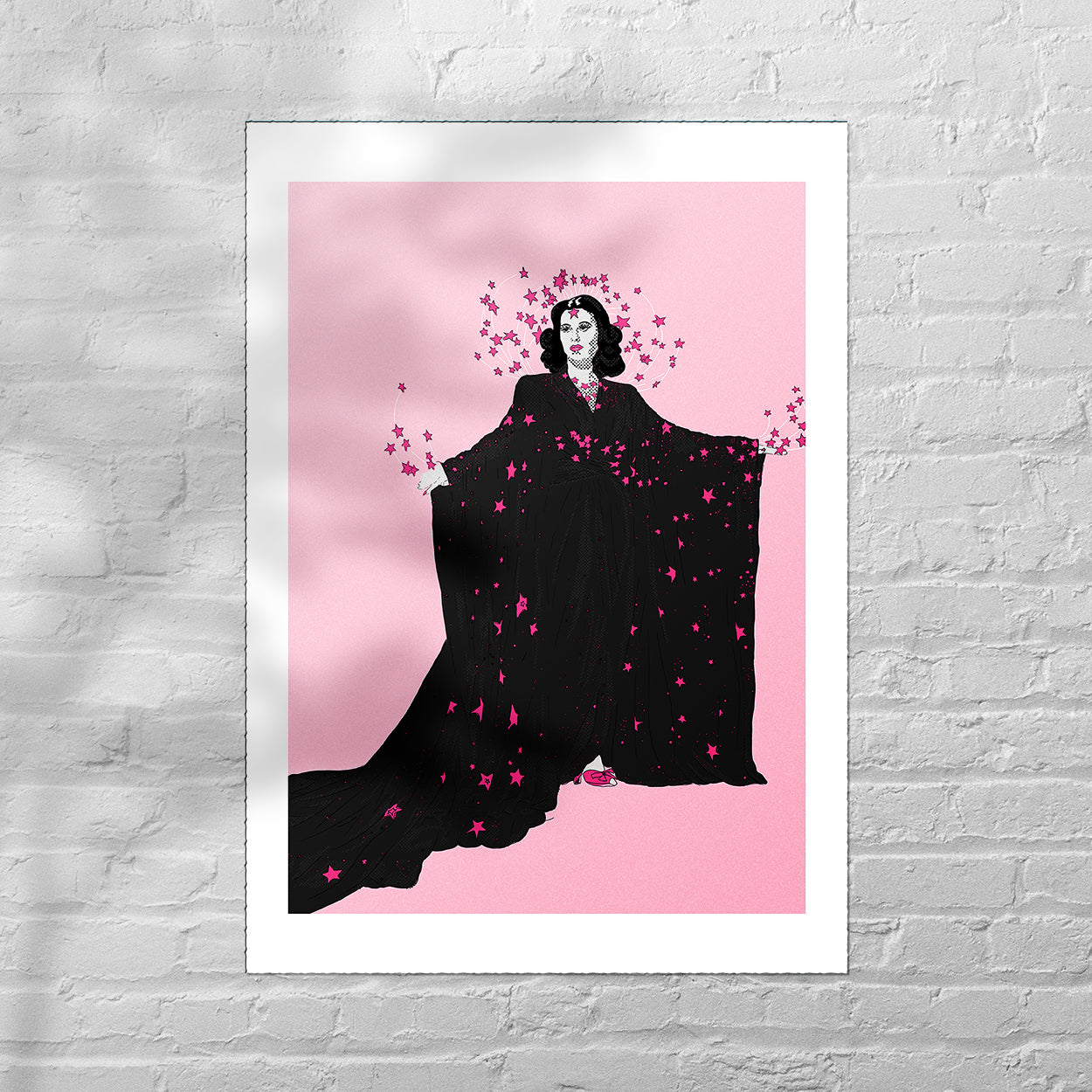 Original Art by Melanie Chambers "Hedy Lamarr" Size: A2 (420 x 594mm)
