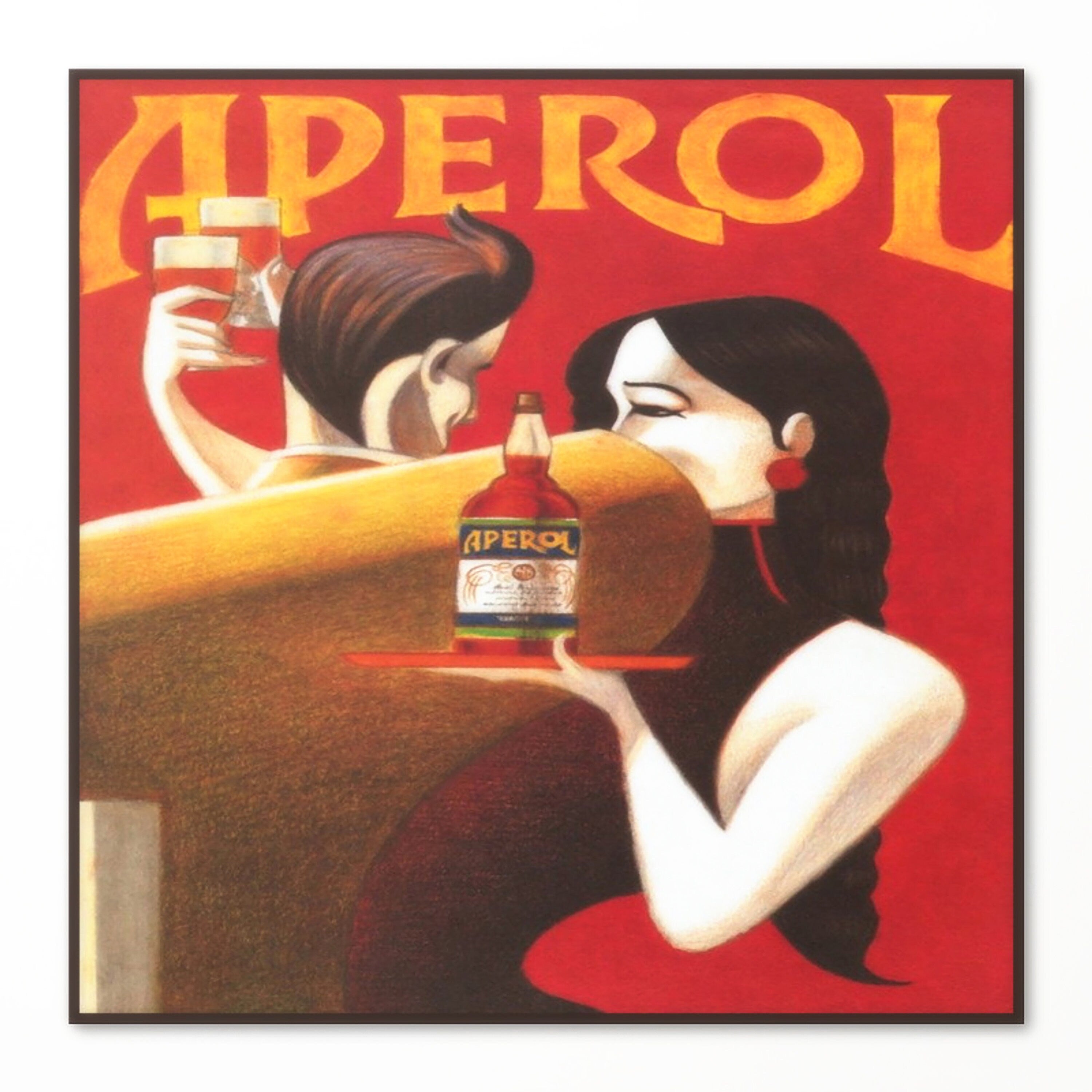 Reproduction Vintage Advertisement "Aperol", Poster, Home Wall Art, Size: 16" x 16"