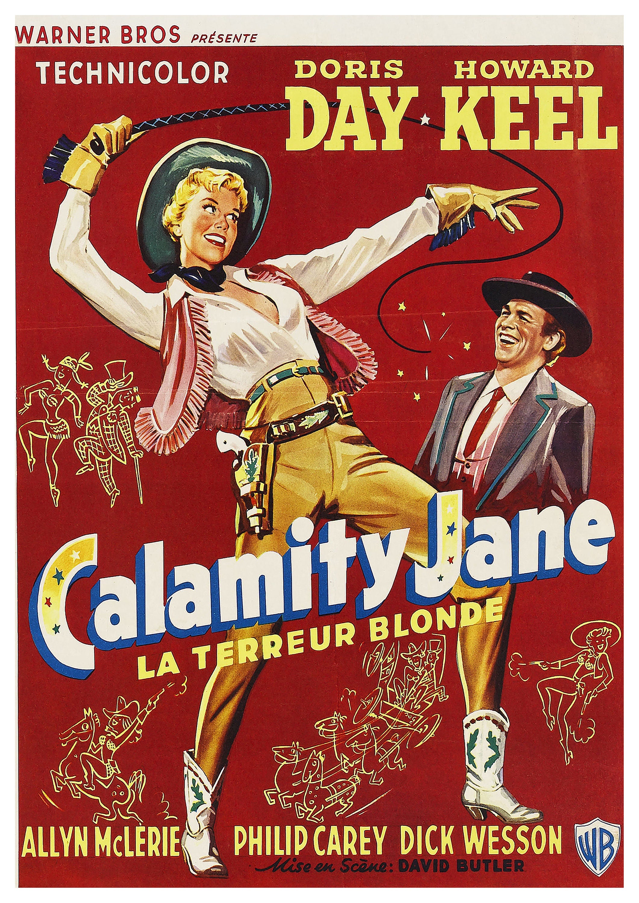 Reproduction Vintage Musical "Calamity Jane", Poster, Home Wall Art, Various Sizes Available
