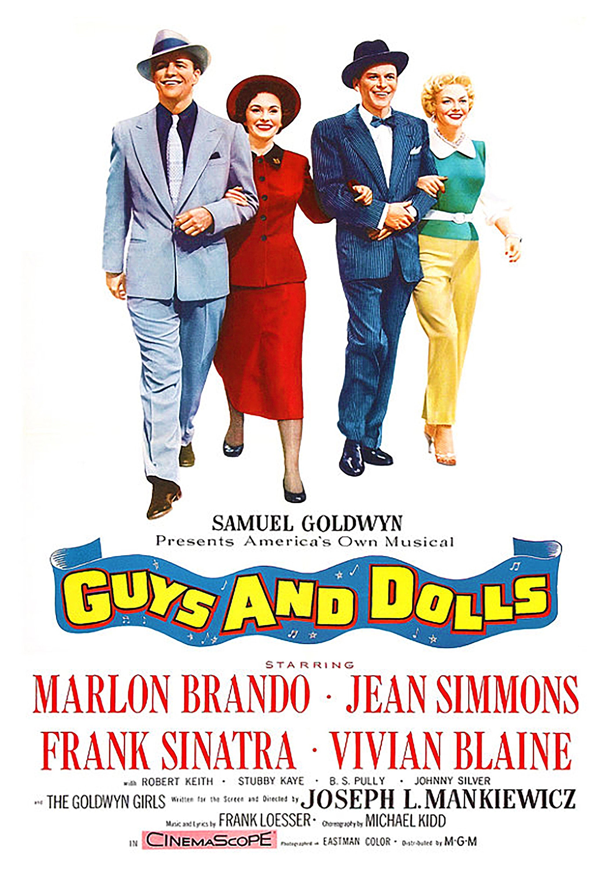 Reproduction Vintage Musical  "Guys and Dolls", Poster, Home Wall Art, Various Sizes Available