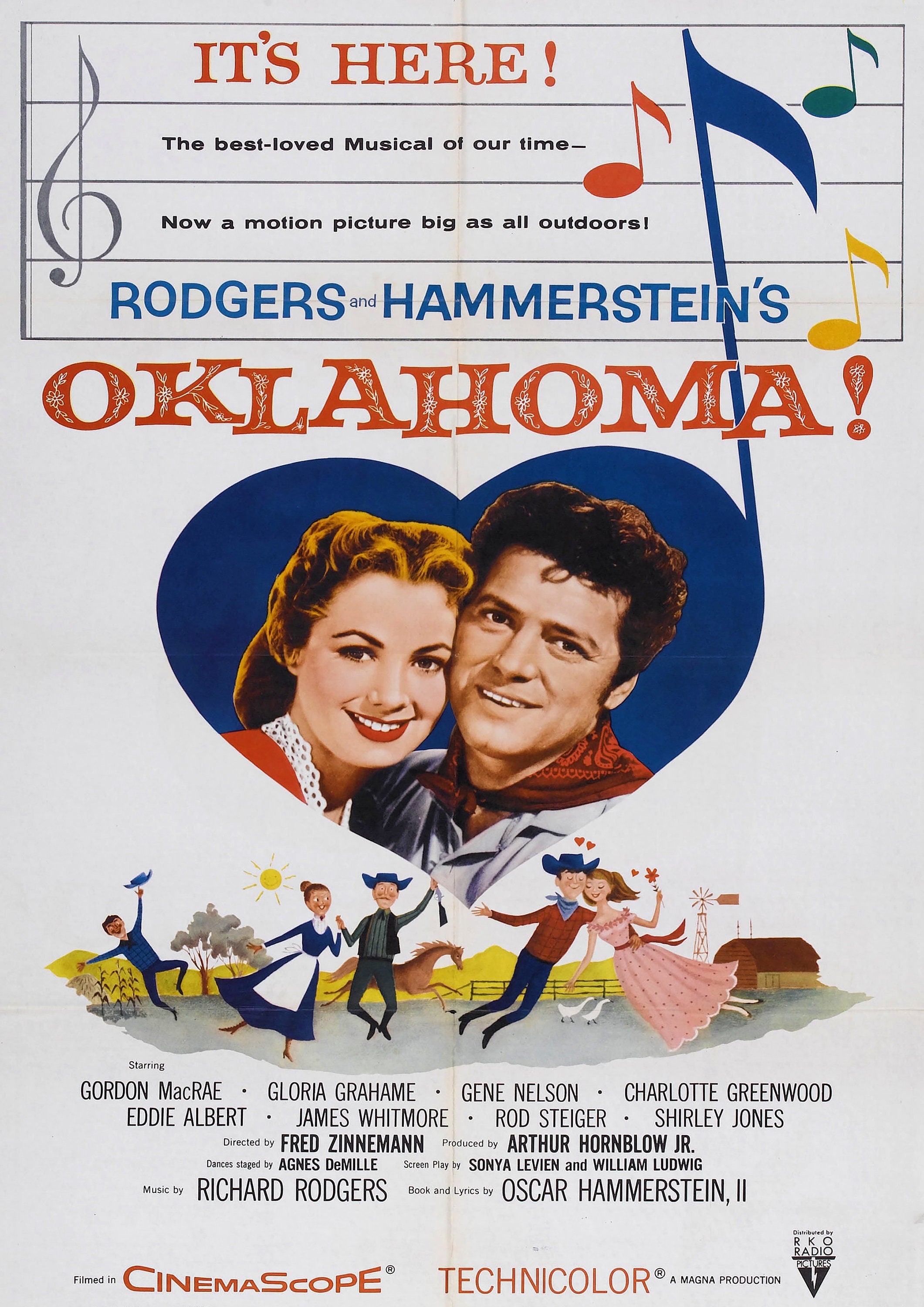Reproduction Vintage Musical "Oklahoma!", Poster, Home Wall Art, Various Sizes Available