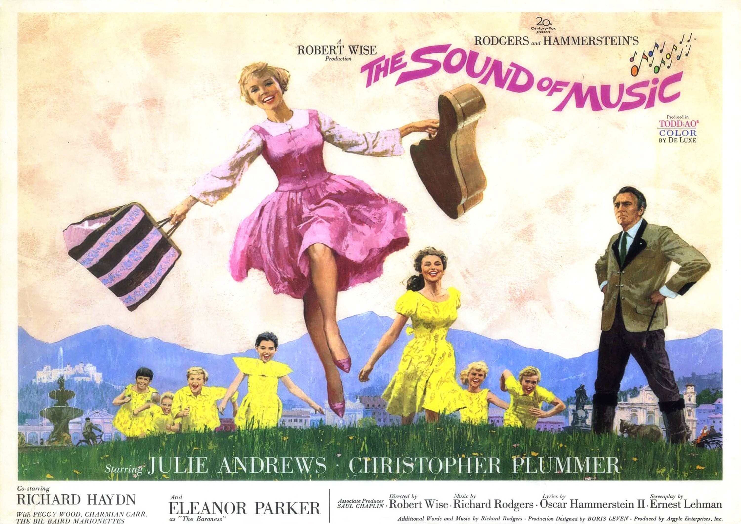 Reproduction Vintage Musical "The Sound of Music", Poster, Home Wall Art, Various Sizes Available