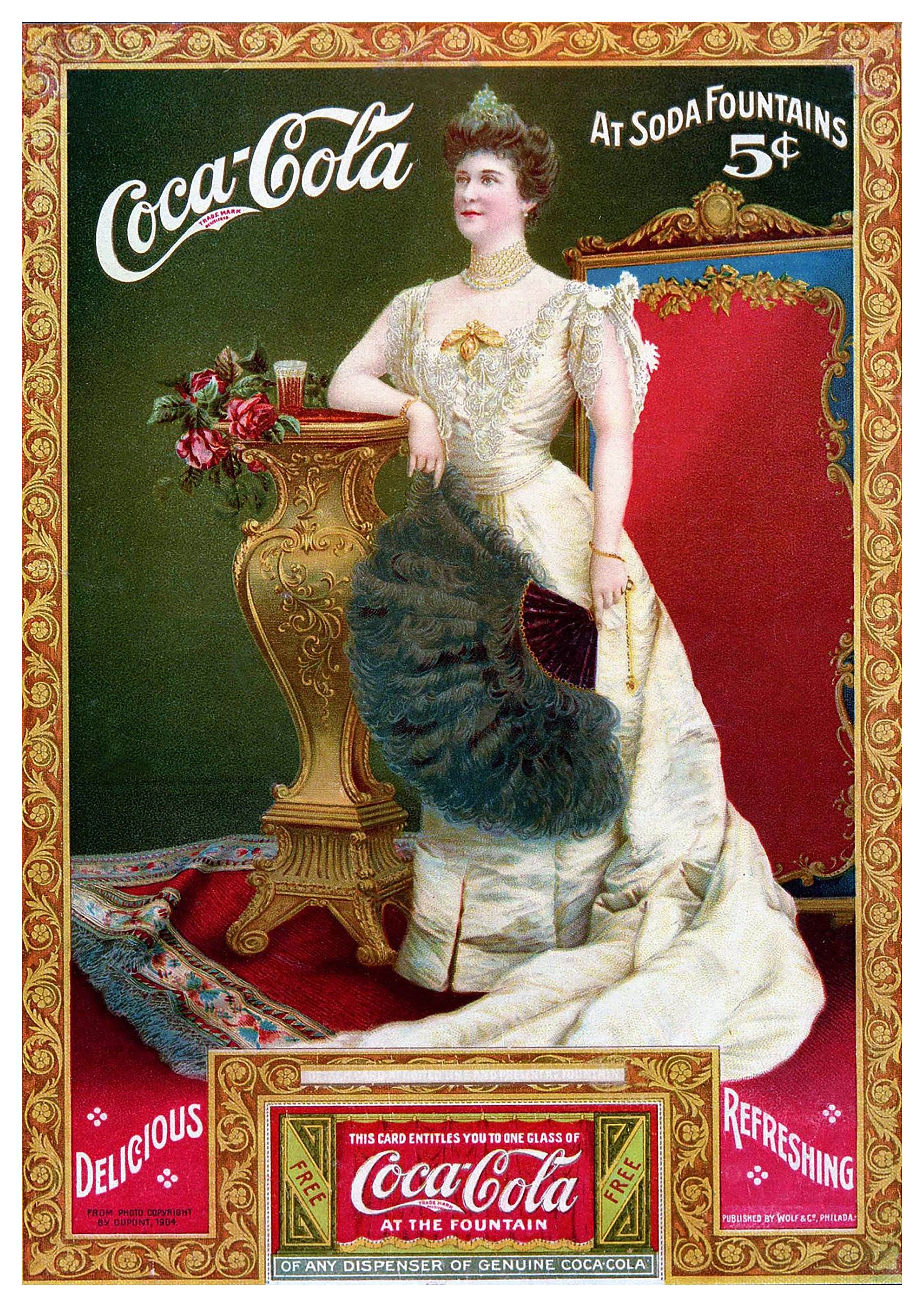Reproduction Vintage Advertisement "Coco-Cola", Poster, Home Wall Art, Various Sizes Available