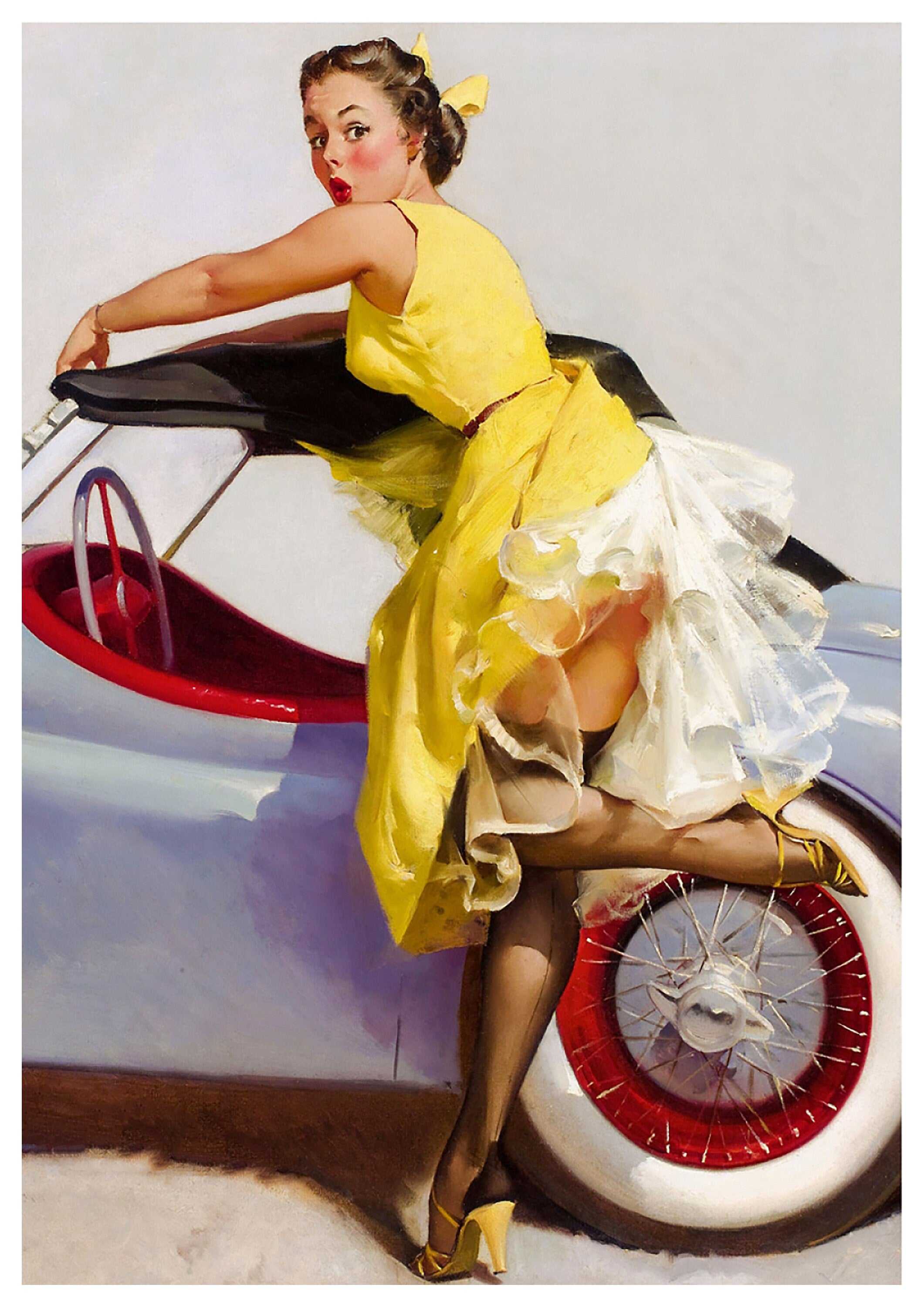 Reproduction Pin-Up Girl 