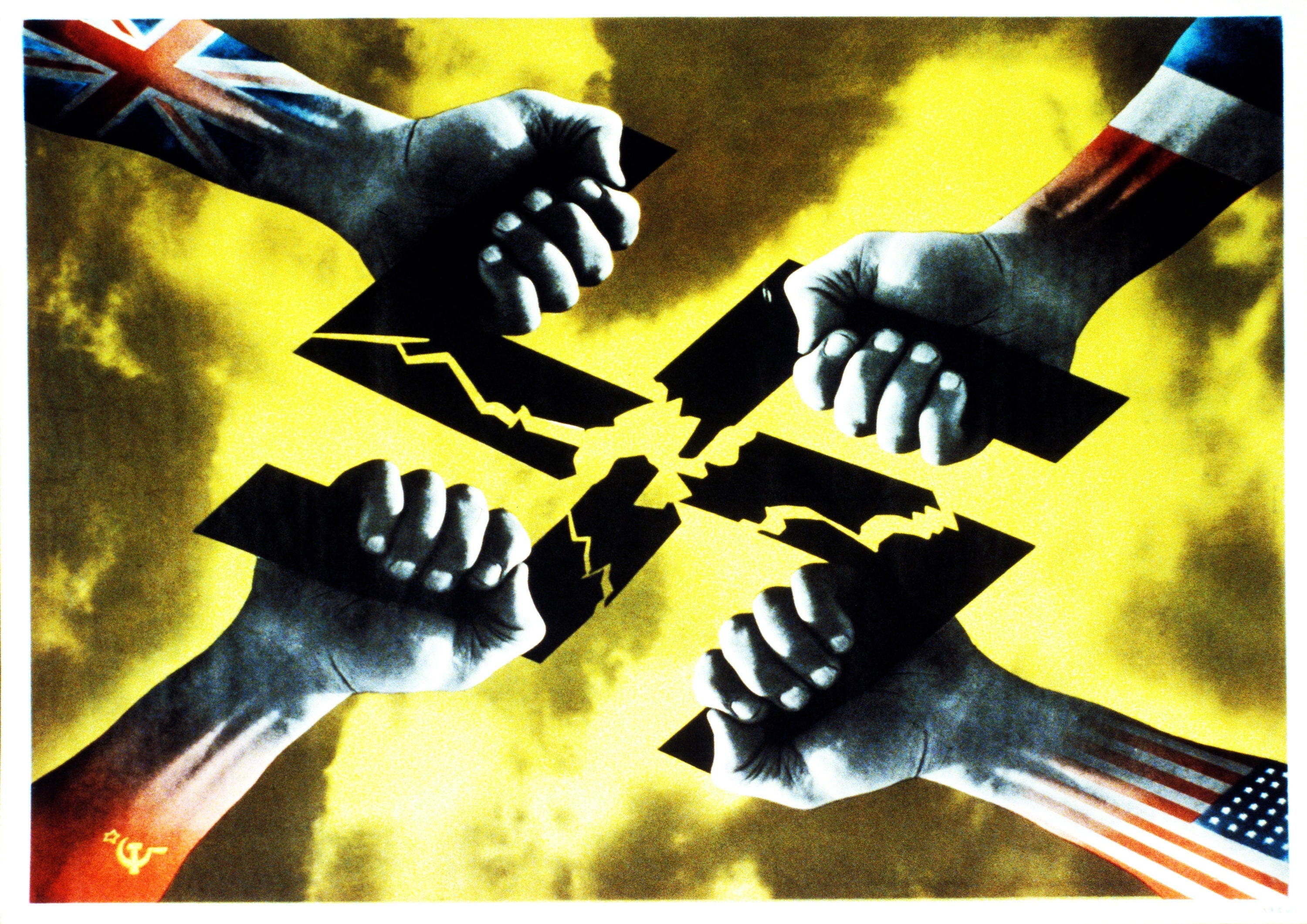 Reproduction Vintage "One Aim, One Will" World War 2 Poster, Home Wall Art, Various Sizes Available