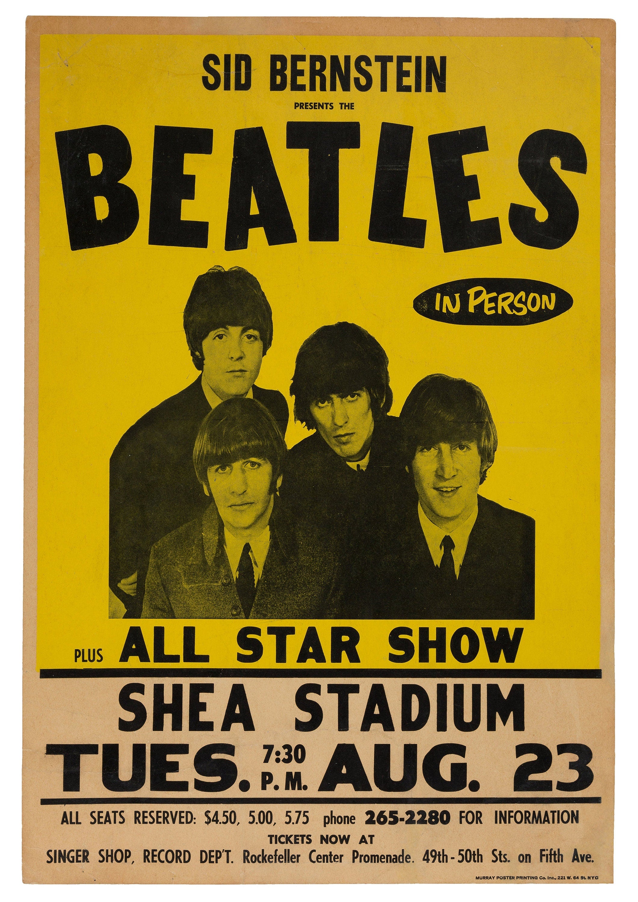 Reproduction Vintage The Beatles 
