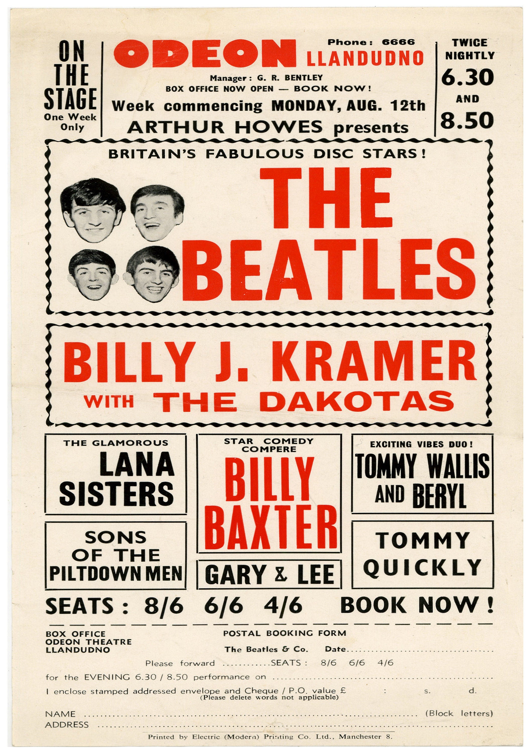 Reproduction Vintage The Beatles 