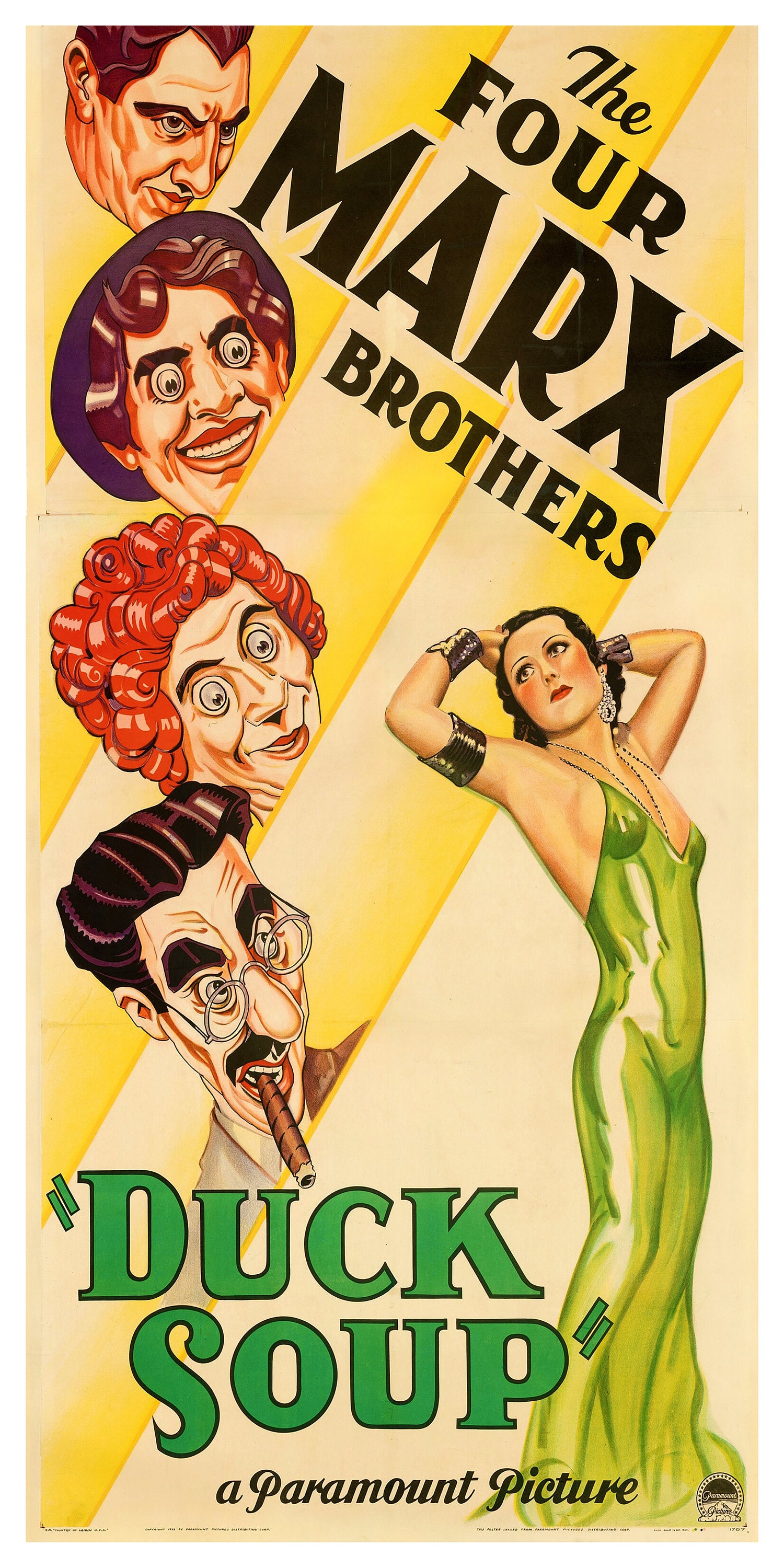 Reproduction Vintage The Marx Brothers 