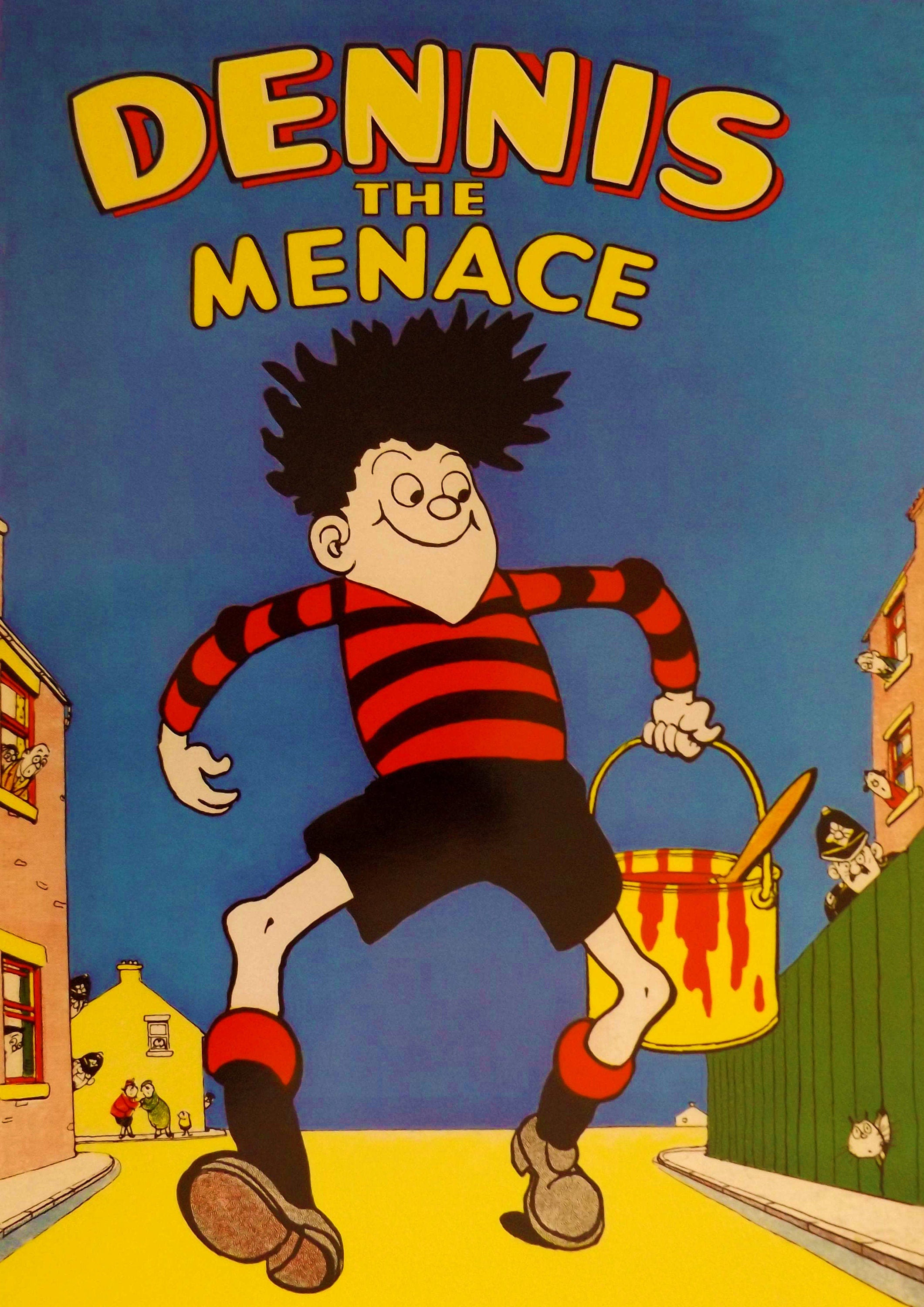 Reproduction Vintage "Dennis The Menace" Comic Poster, Home Wall Art, Various Sizes Available