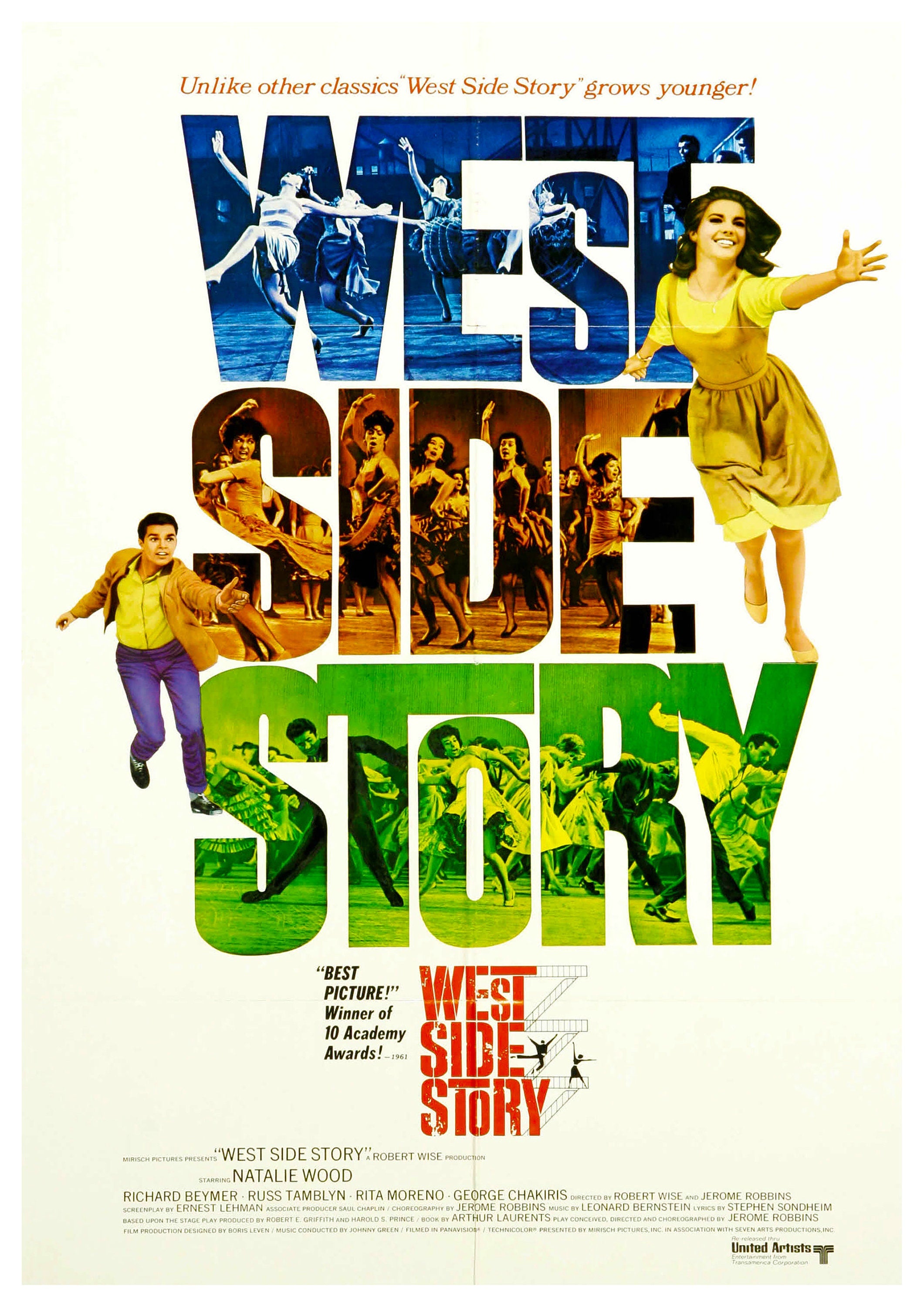 Reproduction Vintage Musical "West Side Story", Poster, Home Wall Art, Various Sizes Available