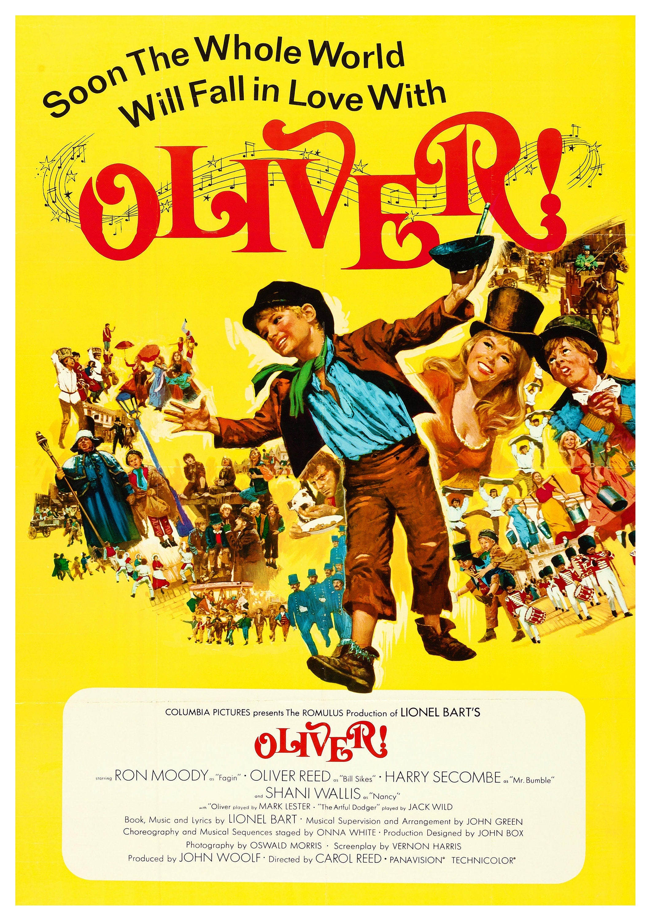Reproduction Vintage Musical "Oliver!", Poster, Home Wall Art, Various Sizes Available