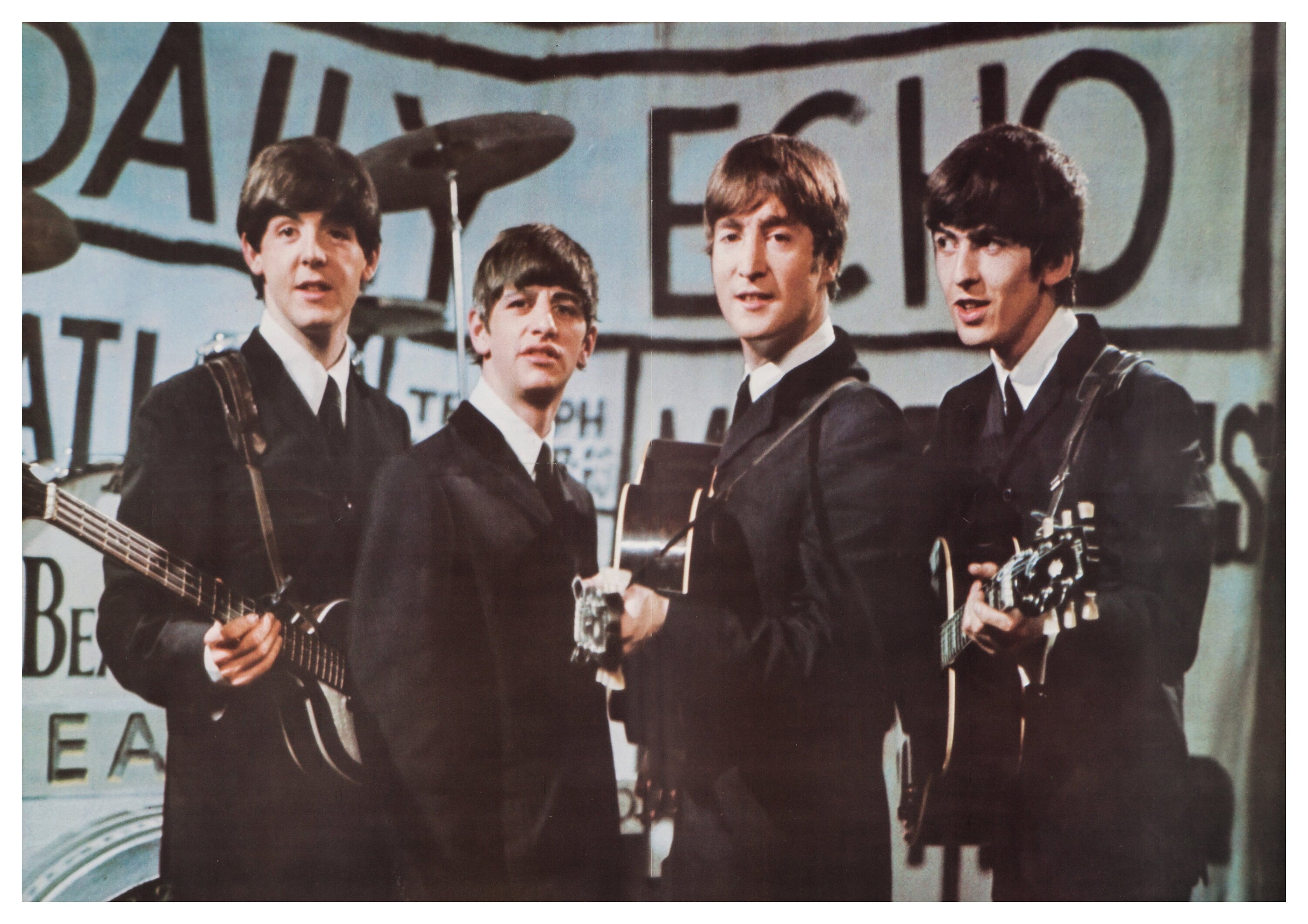 Reproduction Vintage The Beatles Poster, Home Wall Art, Various Sizes Available