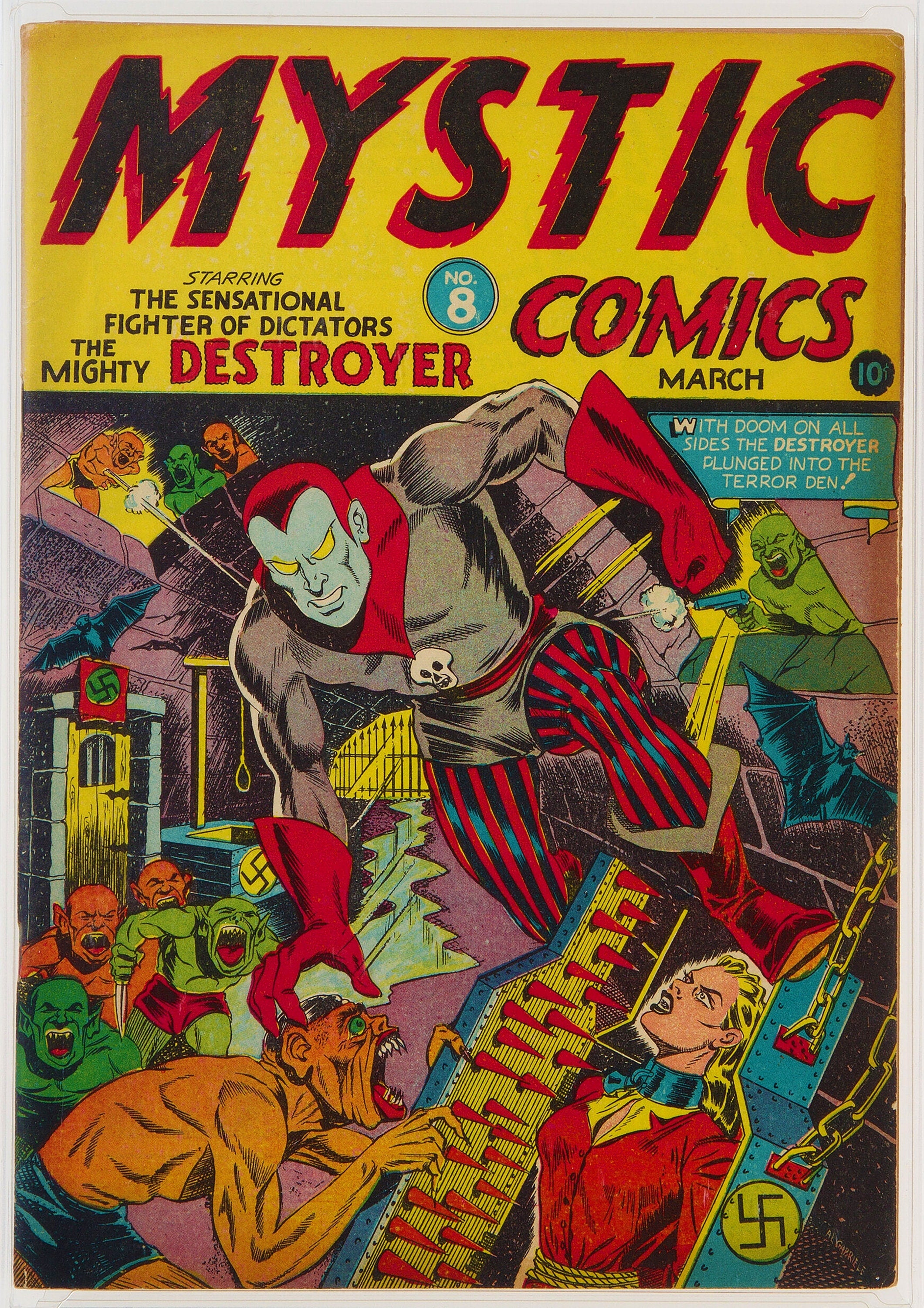 Reproduction Vintage "Mystic" Comic Poster, Home Wall Art, Various Sizes Available