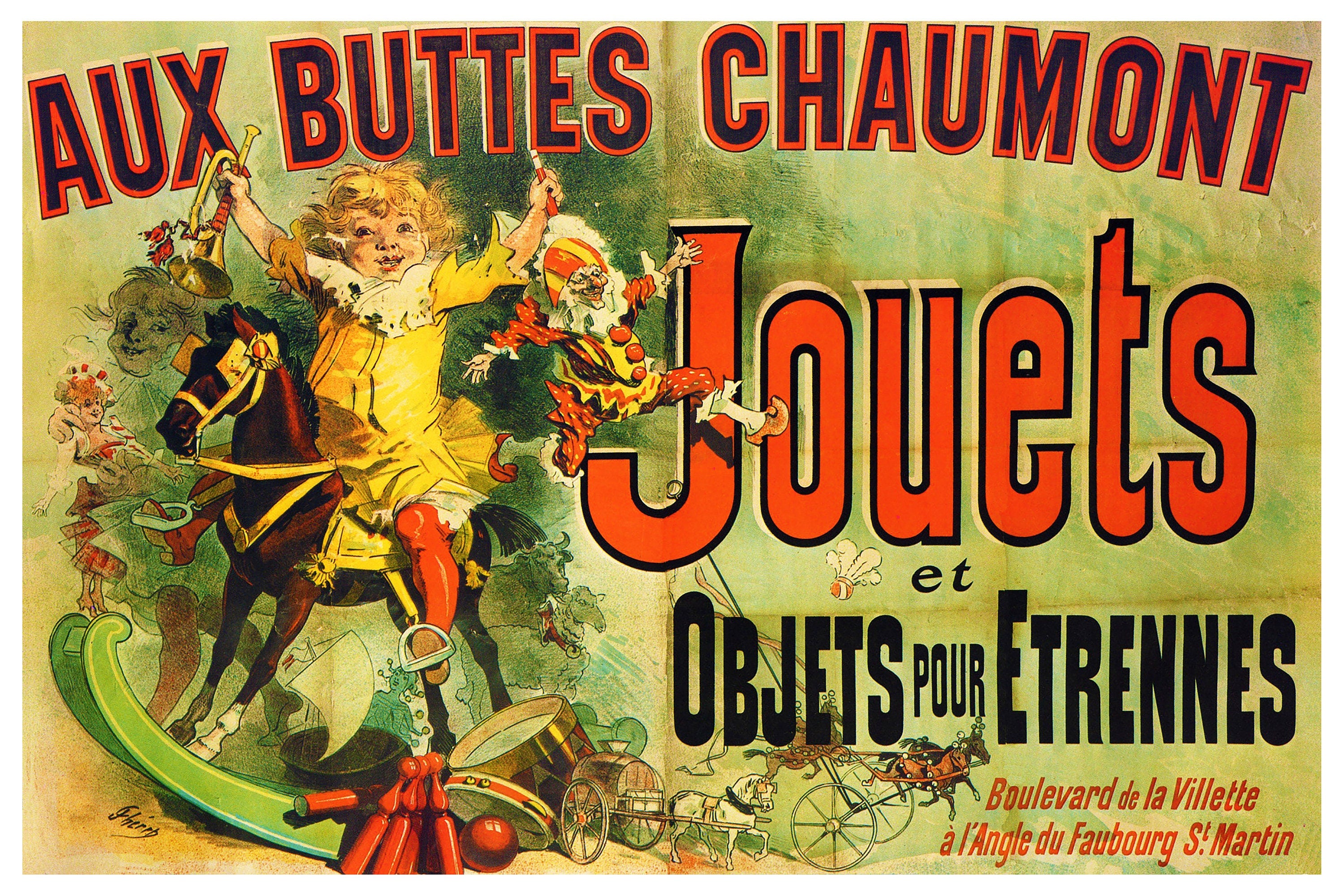 Reproduction Vintage French Poster 