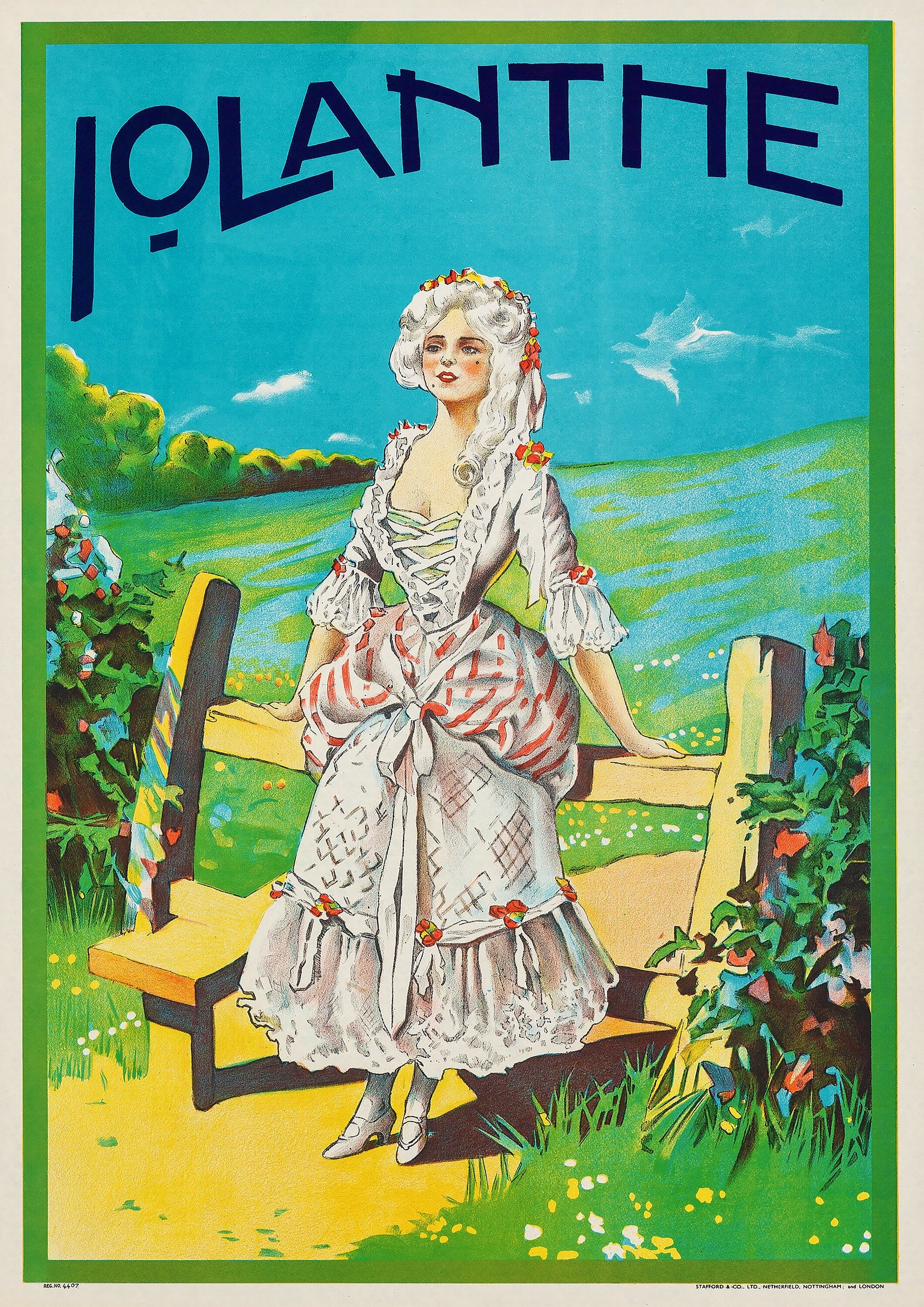 Reproduction Vintage "Iolanthe" Fine Art Poster, Home Wall Art, Various Sizes Available